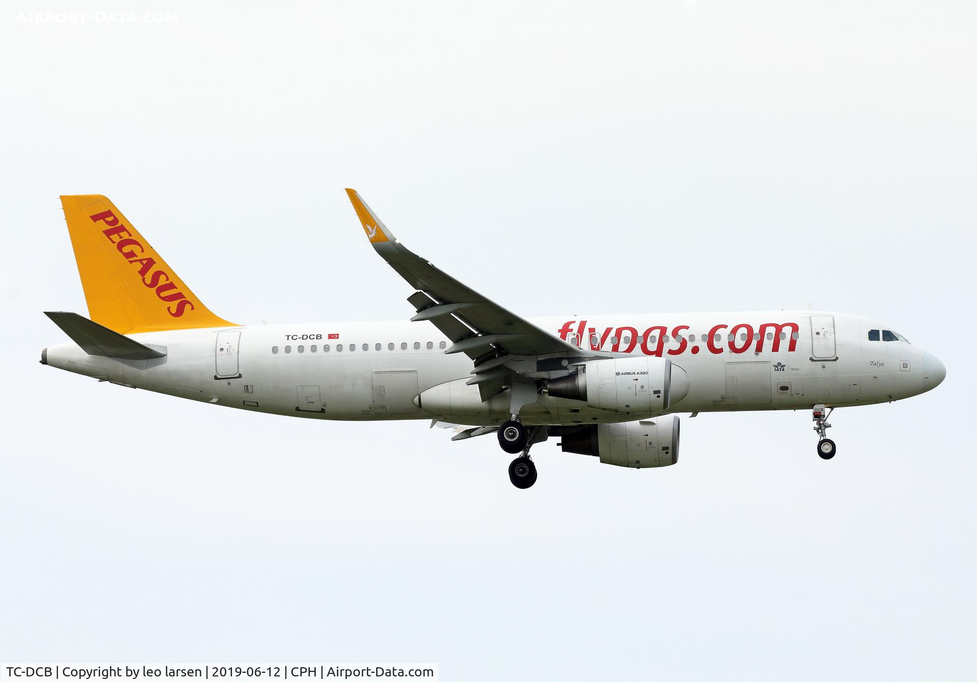 TC-DCB, 2013 Airbus A320-214 C/N 5902, Copenhagen 12.6.2019
