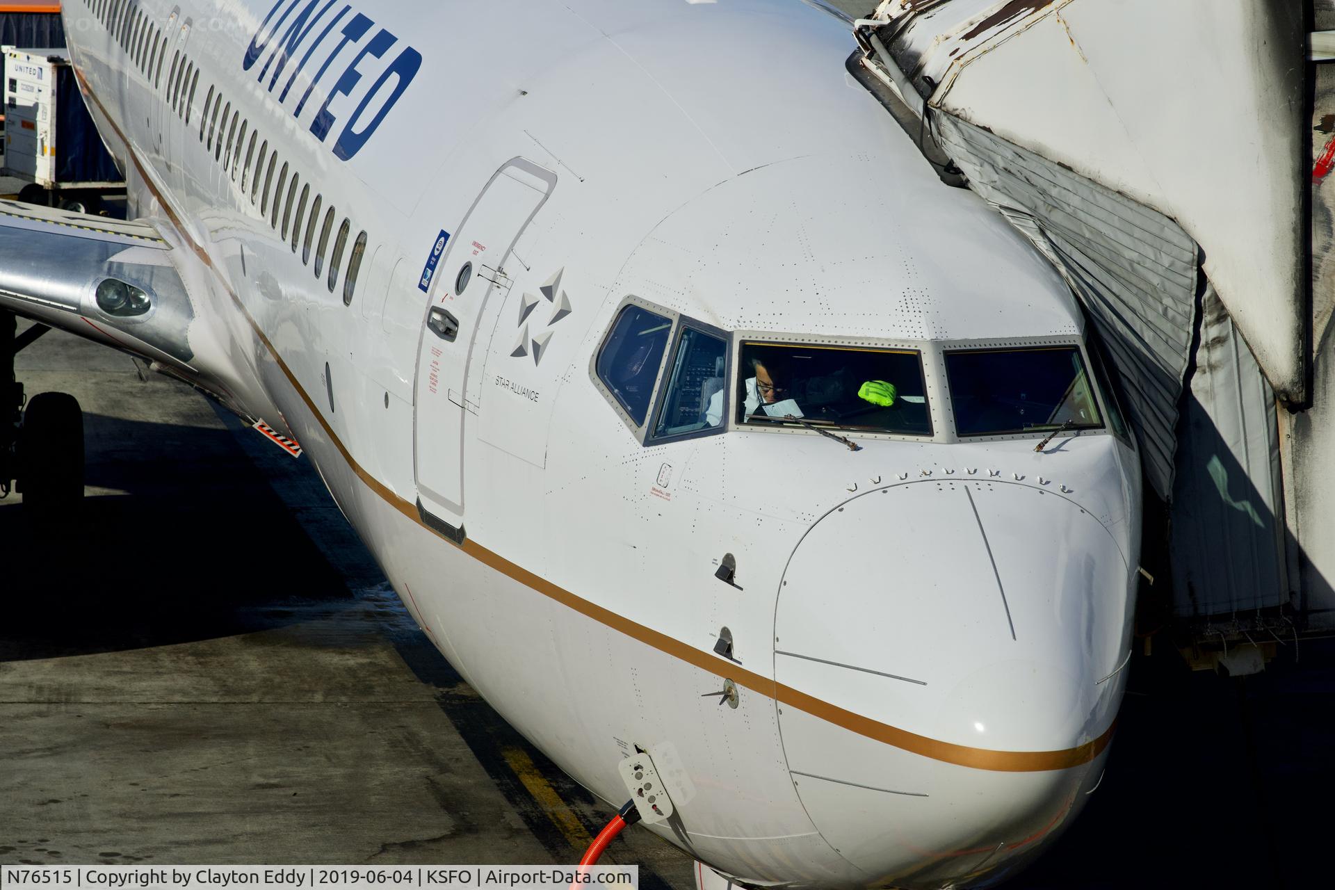 N76515, 2008 Boeing 737-824 C/N 31623, SFO 2019.