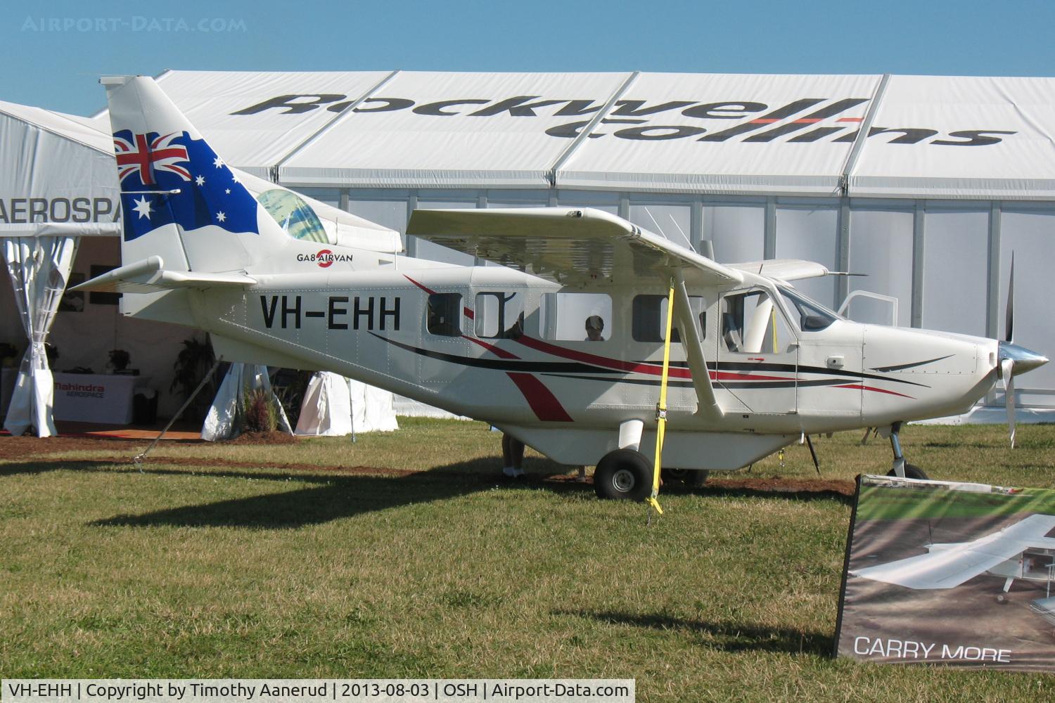 VH-EHH, 2012 Gippsland GA-8-TC320 Airvan C/N GA8-TC320-11-169, 2012 Gippsland GA-8-TC320, c/n: GA8-TC320-11-169