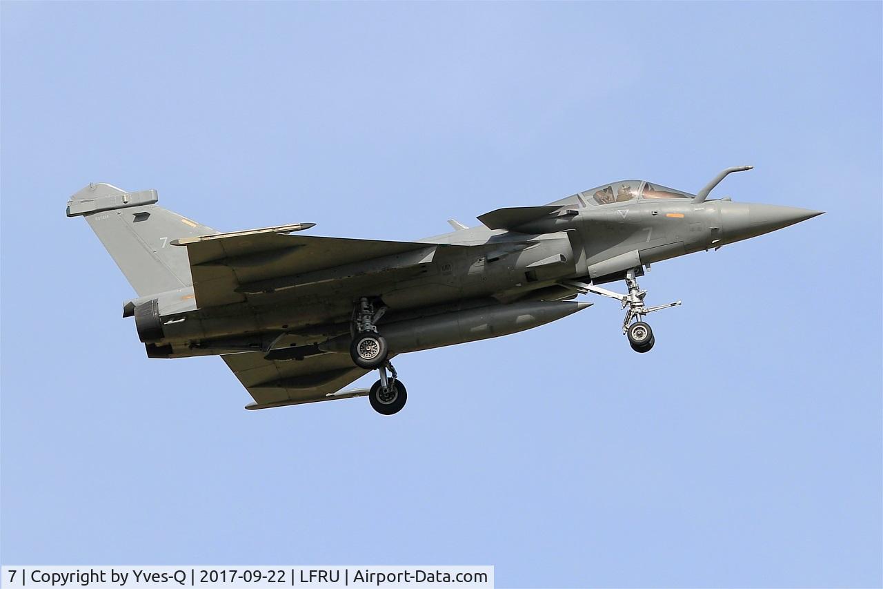7, Dassault Rafale M C/N 7, Dassault Rafale M, On display, Morlaix-Ploujean airport (LFRU-MXN) Air show 2017