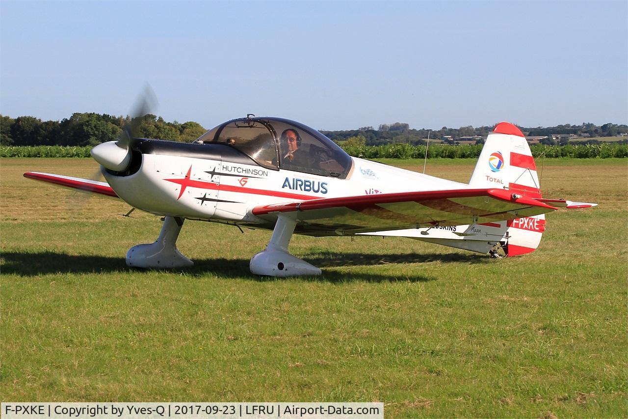 F-PXKE, Mudry CAP-10B C/N A1, Mudry CAP-10B, Taxiing, Morlaix-Ploujean airport (LFRU-MXN) Air show 2017