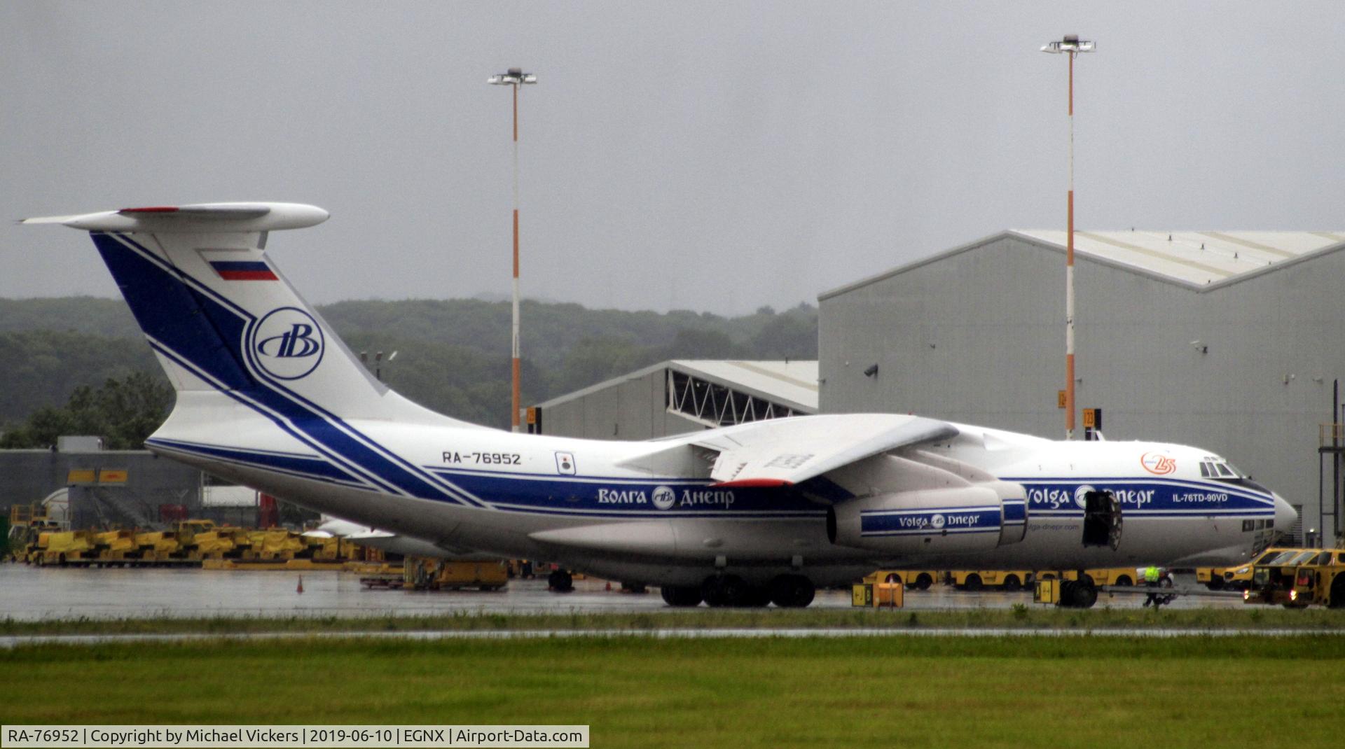 RA-76952, 2010 Ilyushin Il-76TD-90VD C/N 2093422743, Parked on the DHL ramp