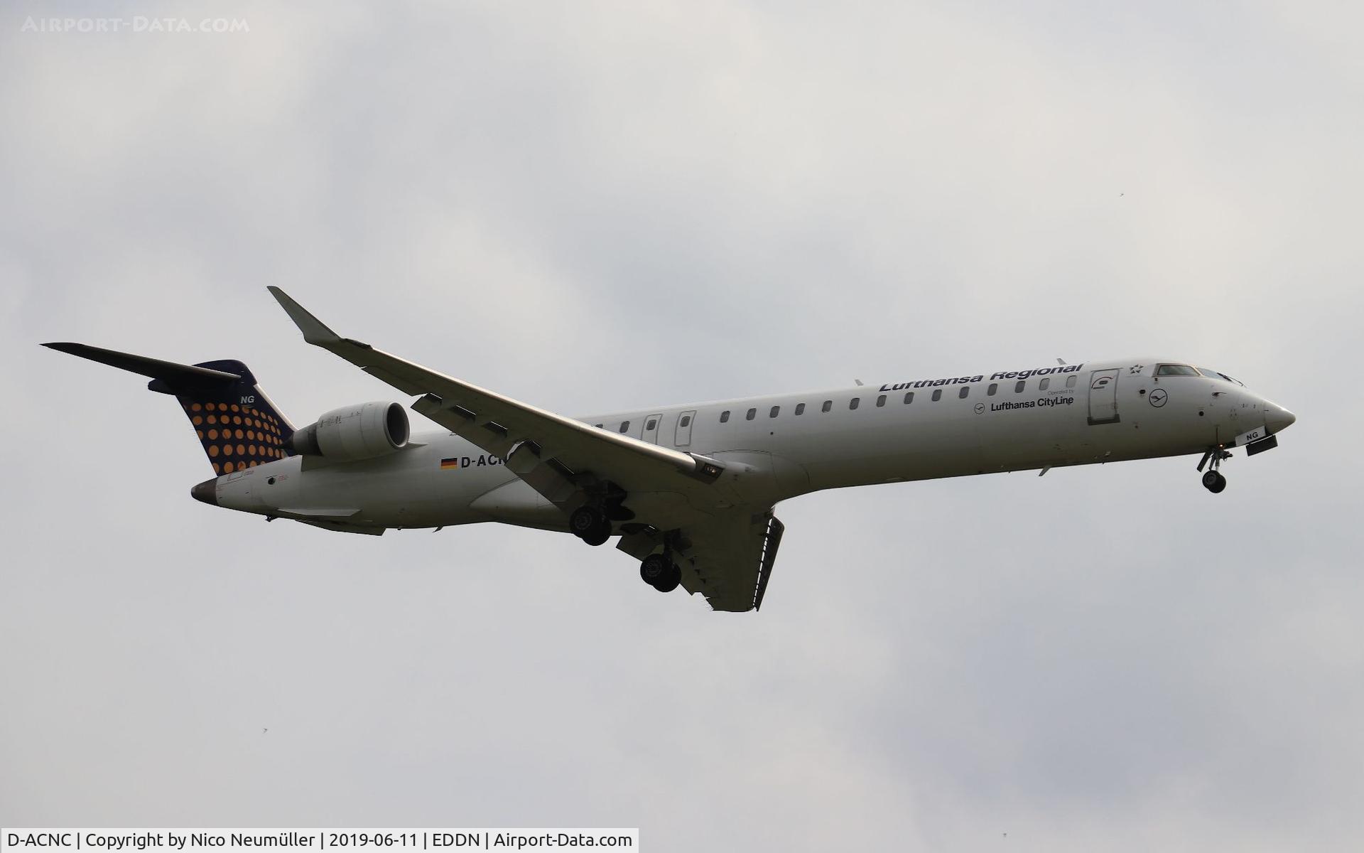 D-ACNC, 2009 Bombardier CRJ-900LR (CL-600-2D24) C/N 15236, Lufthansa CRJ-900LR is landing in NUE