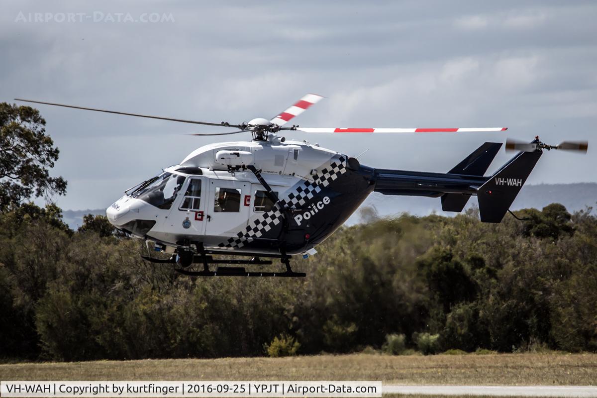 VH-WAH, 1990 MBB-Kawasaki BK-117B-1 C/N 1051, MBB-Kawasaki Heavy Industries MB117 B-2. WA Police VH-WAH 25 Sep 2016
