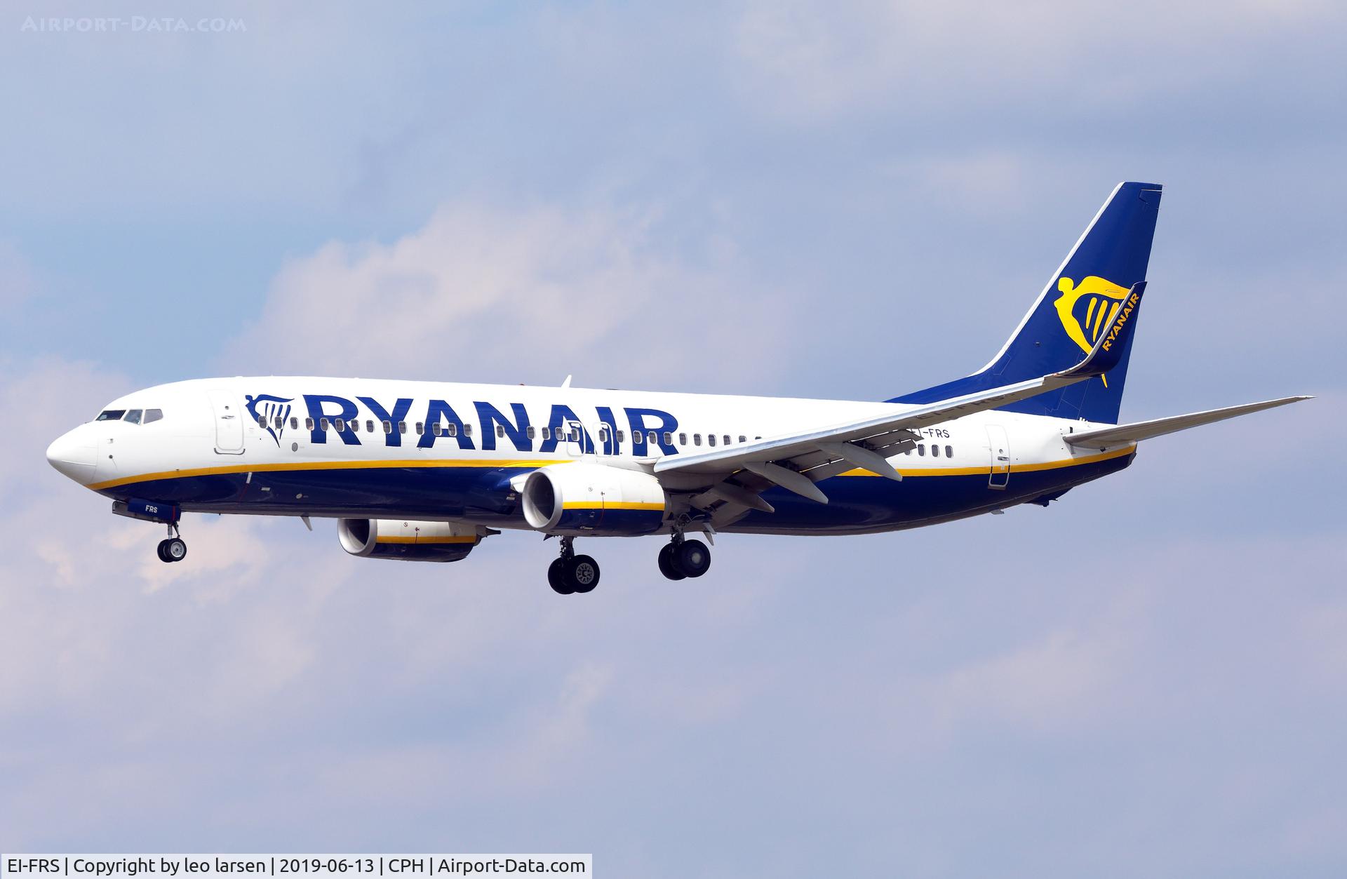 EI-FRS, 2016 Boeing 737-8AS C/N 44745, Copenhagen 13.6.2019