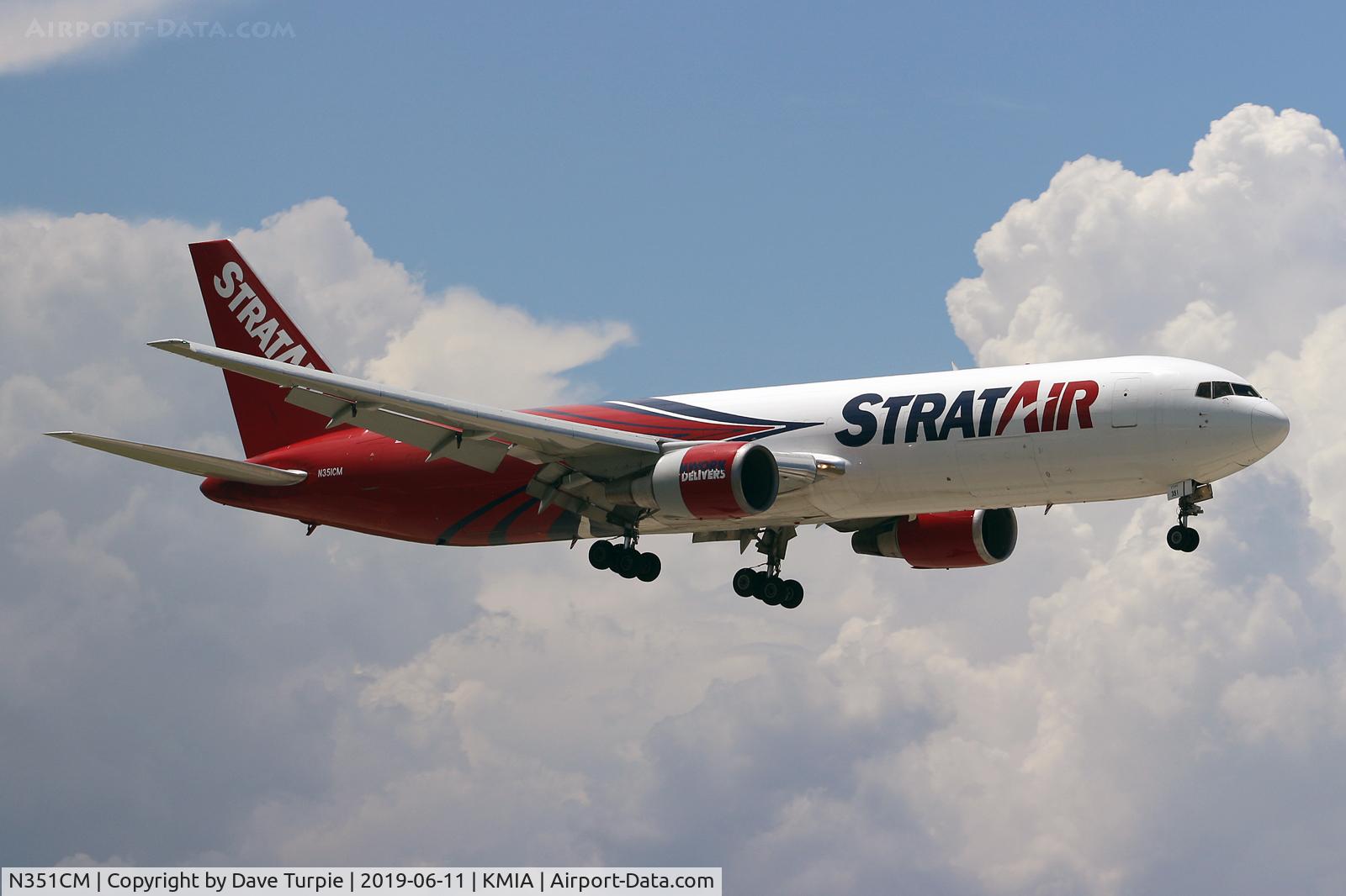N351CM, 1992 Boeing 767-323 C/N 25201, Originally with American Airlines as N374AA.