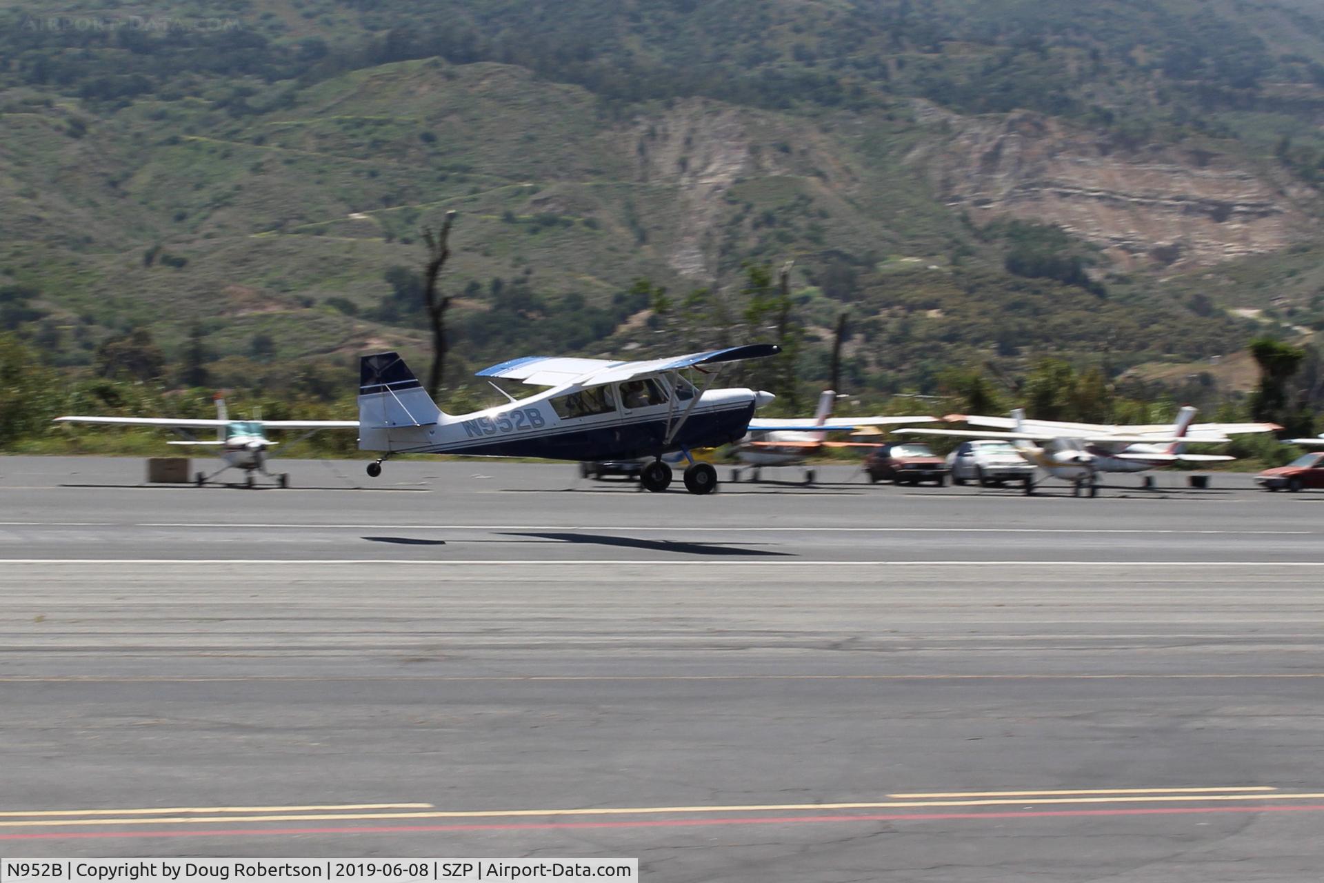 N952B, 2006 American Champion 7GCBC C/N 1408-2006, 2006 American Champion 7GCBC  HIGH COUNTRY EXPLORER, Superior O-360-A3 A2 180 Hp. takeoff climb Rwy 22