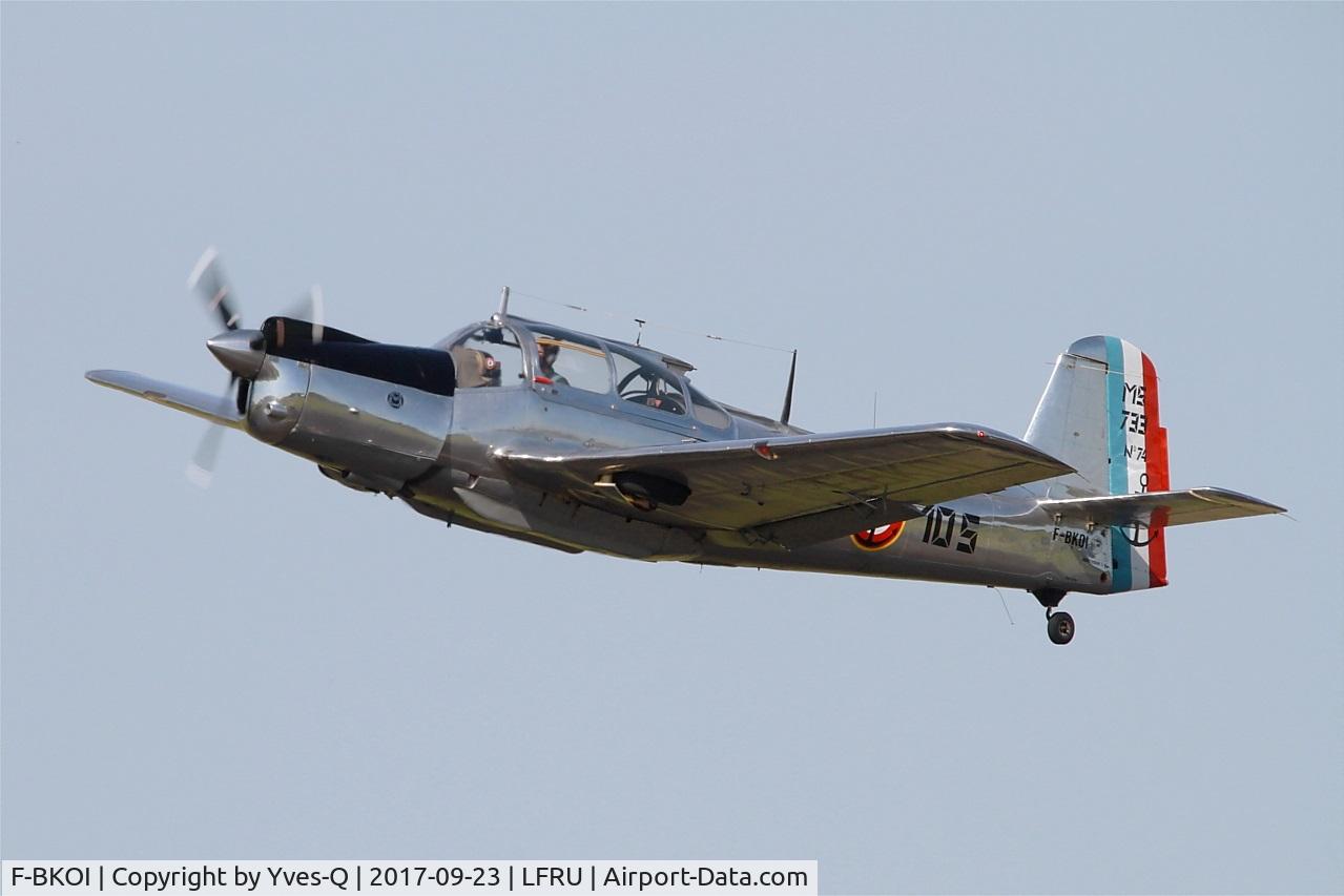 F-BKOI, Morane-Saulnier MS-733 Alcyon C/N 74, Morane-Saulnier MS-733 Alcyon, On display, Morlaix-Ploujean airport (LFRU-MXN) Air show 2017