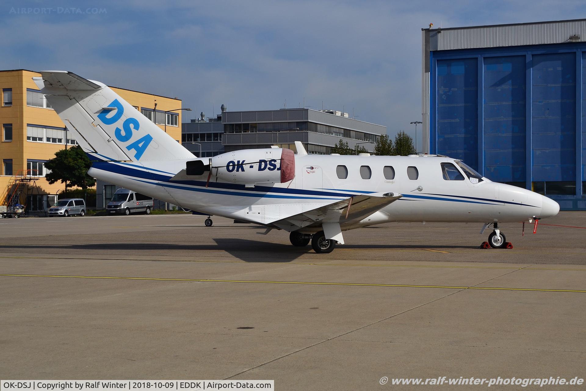 OK-DSJ, 1999 Cessna 525 CitationJet C/N 525-0351, Cessna 525 CitationJet 1 - Delta System-Air - 525-0351 - OK-DSJ - 09.10.2018 - CGN
