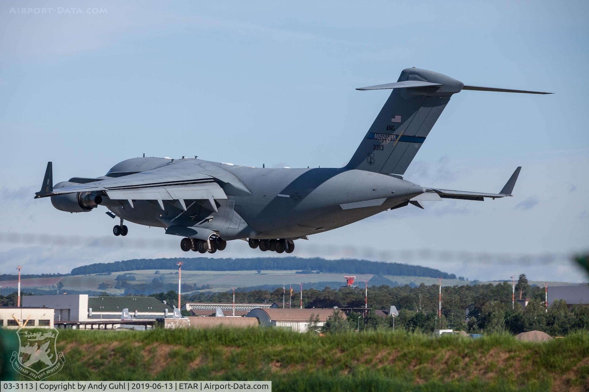 03-3113, 2003 Boeing C-17A Globemaster III C/N P-113, Boeing C-17A Globemaster III