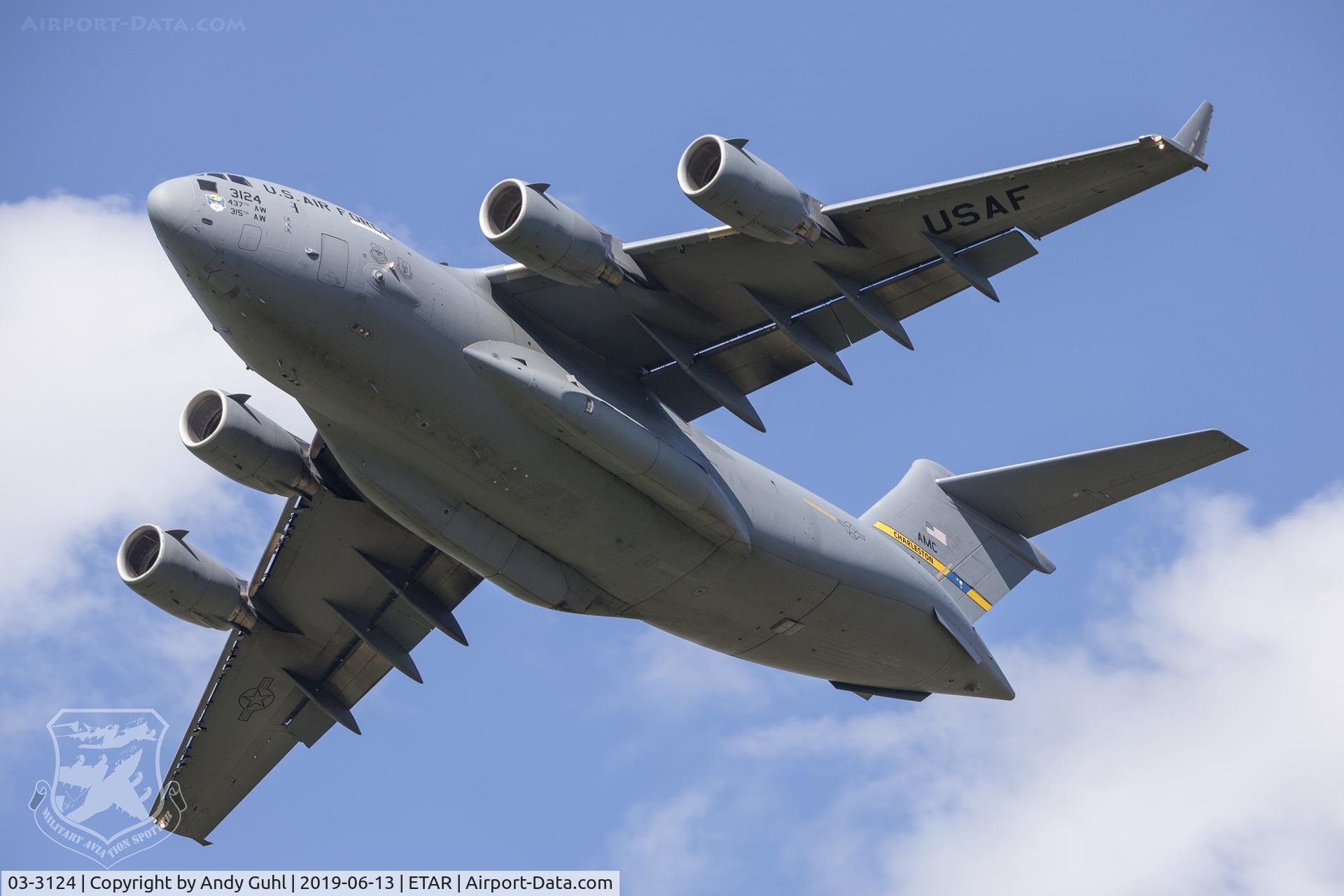 03-3124, 2003 Boeing C-17A Globemaster III C/N P-124, Boeing C-17A Globemaster III