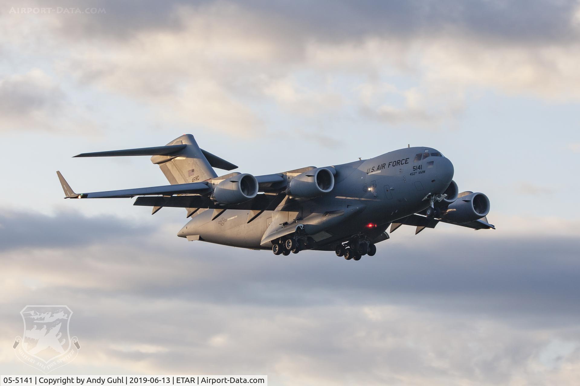 05-5141, 2007 Boeing C-17A Globemaster III C/N P-141, Boeing C-17A Globemaster III