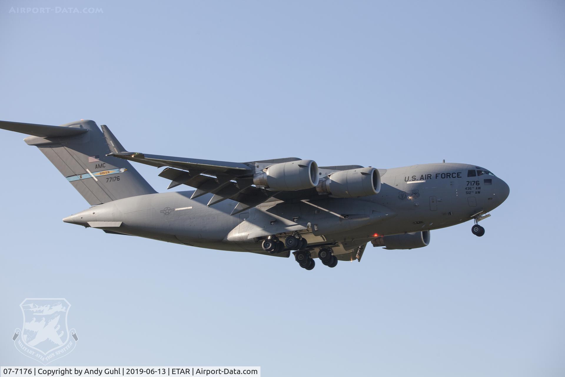 07-7176, 2007 Boeing C-17A Globemaster III C/N P-176, Boeing C-17A Globemaster III
