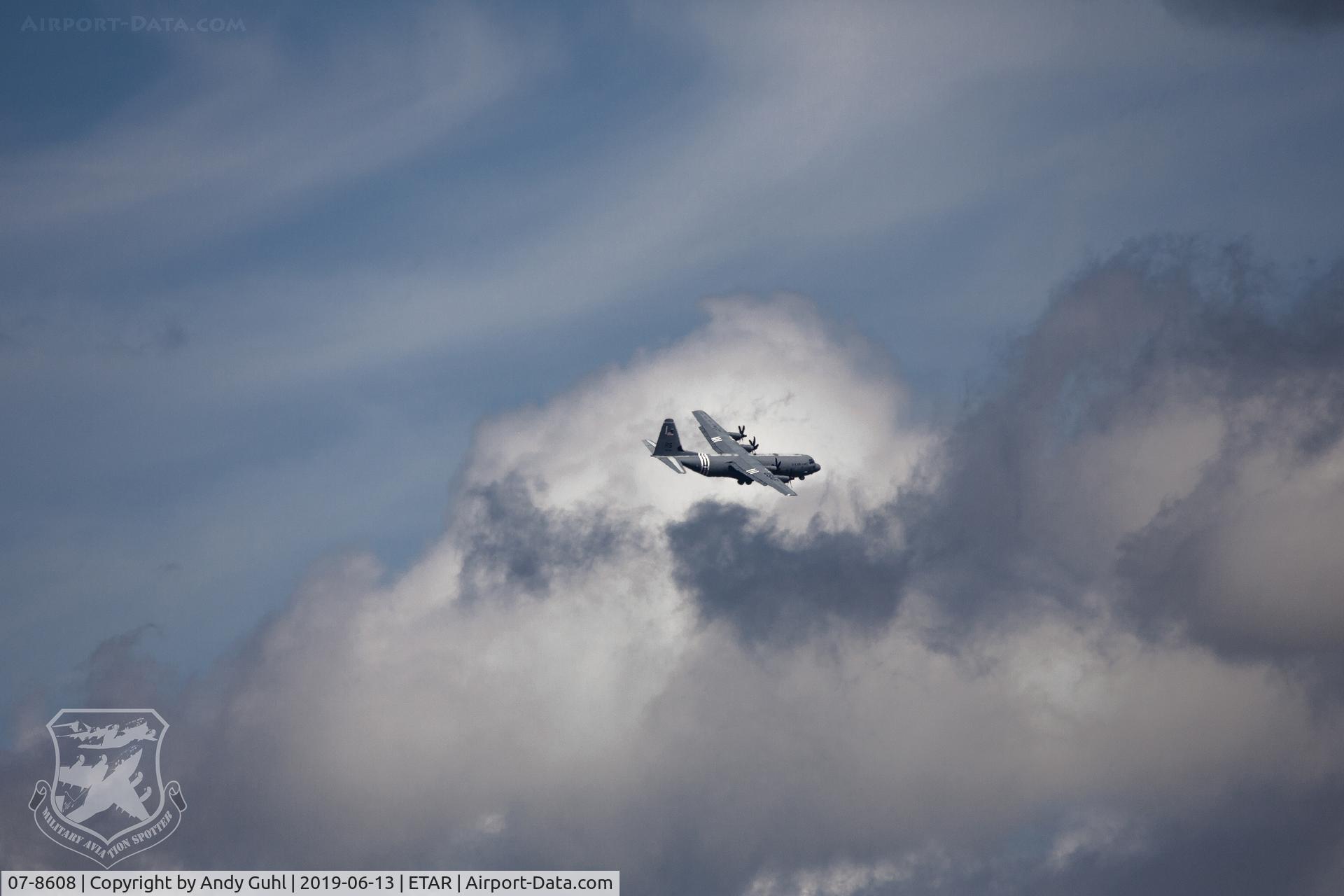 07-8608, 2009 Lockheed Martin C-130J-30 Super Hercules C/N 382-5622, Super Herc with D-Day Stripes
