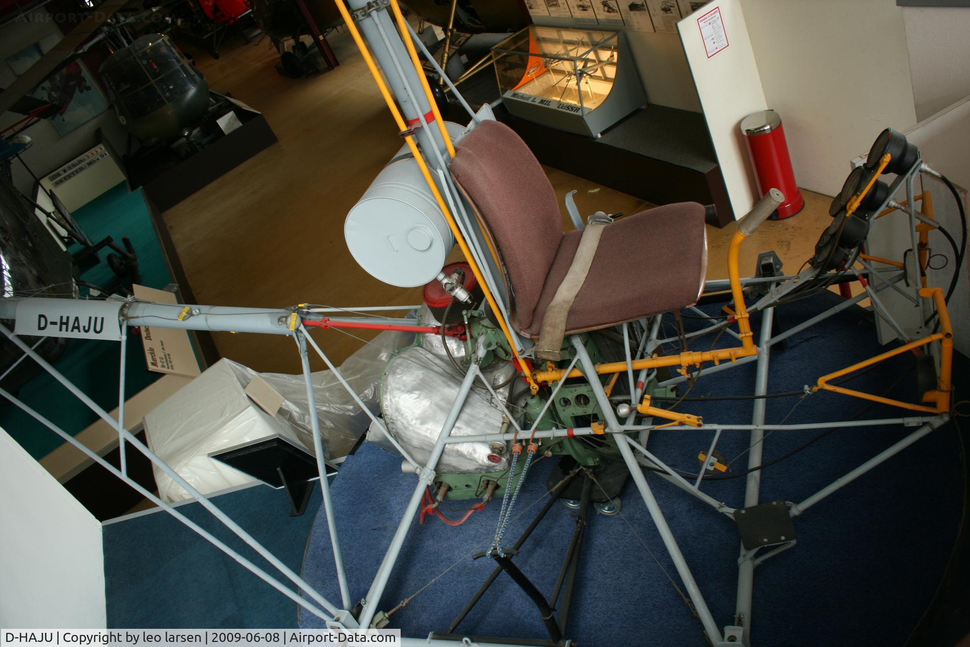 D-HAJU, 1964 Havertz HZ-5 C/N 01, Bückeburg Helikopter museum 8.6.2009