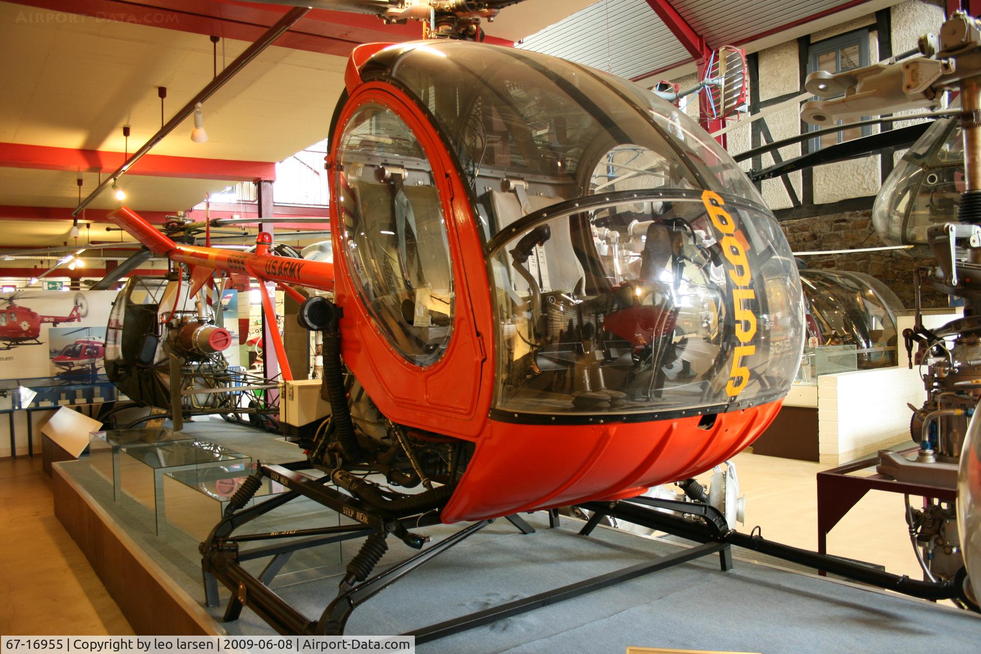 67-16955, 1967 Hughes TH-55A Osage C/N 19-1062, Bückeburg Helikopter museum 8.6.2009