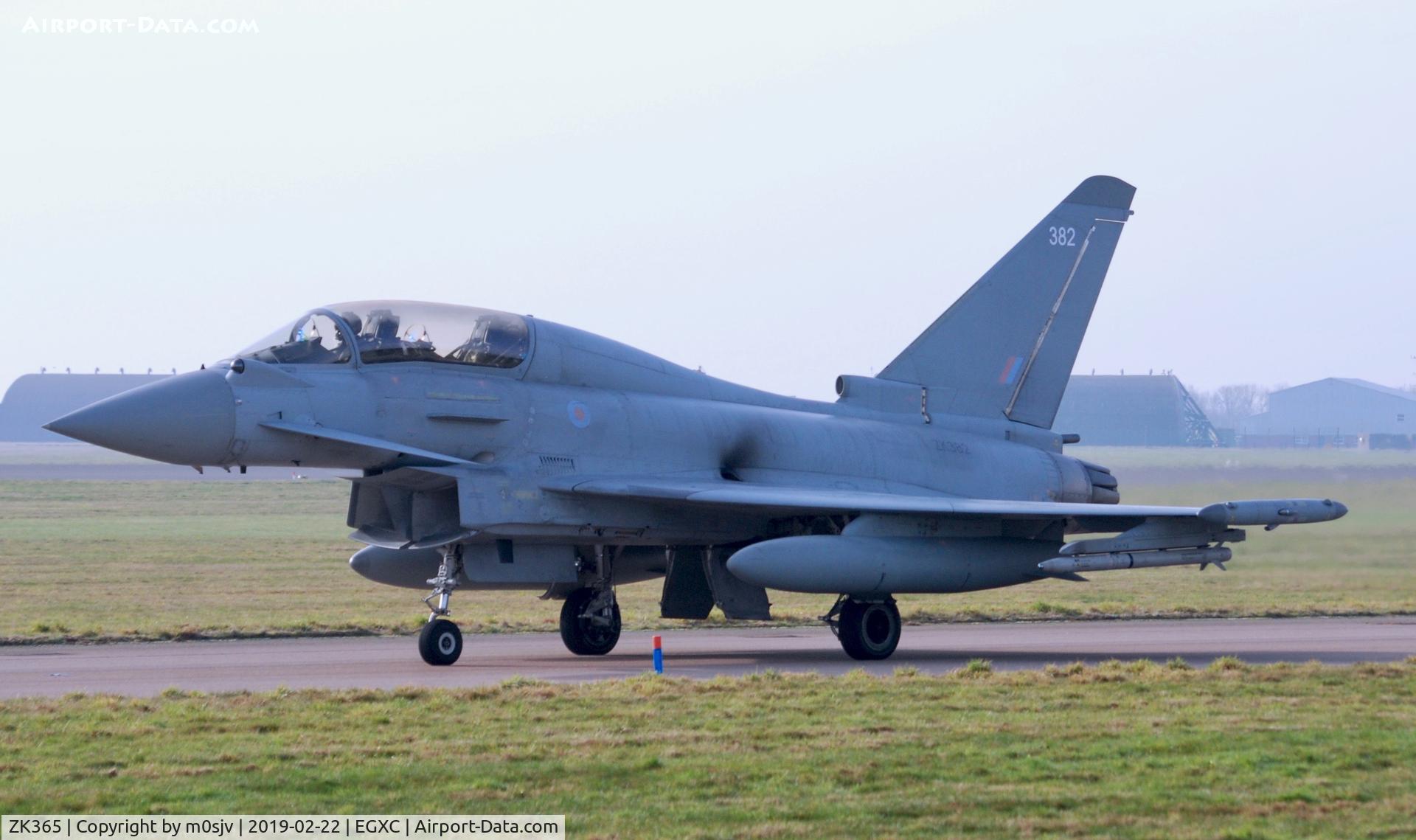 ZK365, 2016 Eurofighter EF-2000 Typhoon FGR4 C/N BS126/452, Taken from crash gate 1