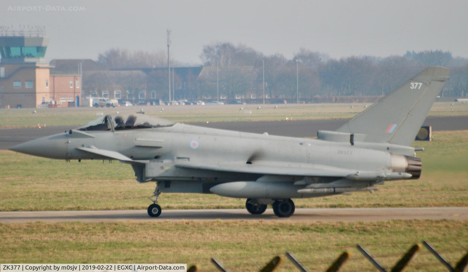ZK377, 2016 Eurofighter EF-2000 Typhoon FGR.4 C/N BS138, Taken from crash gate 1