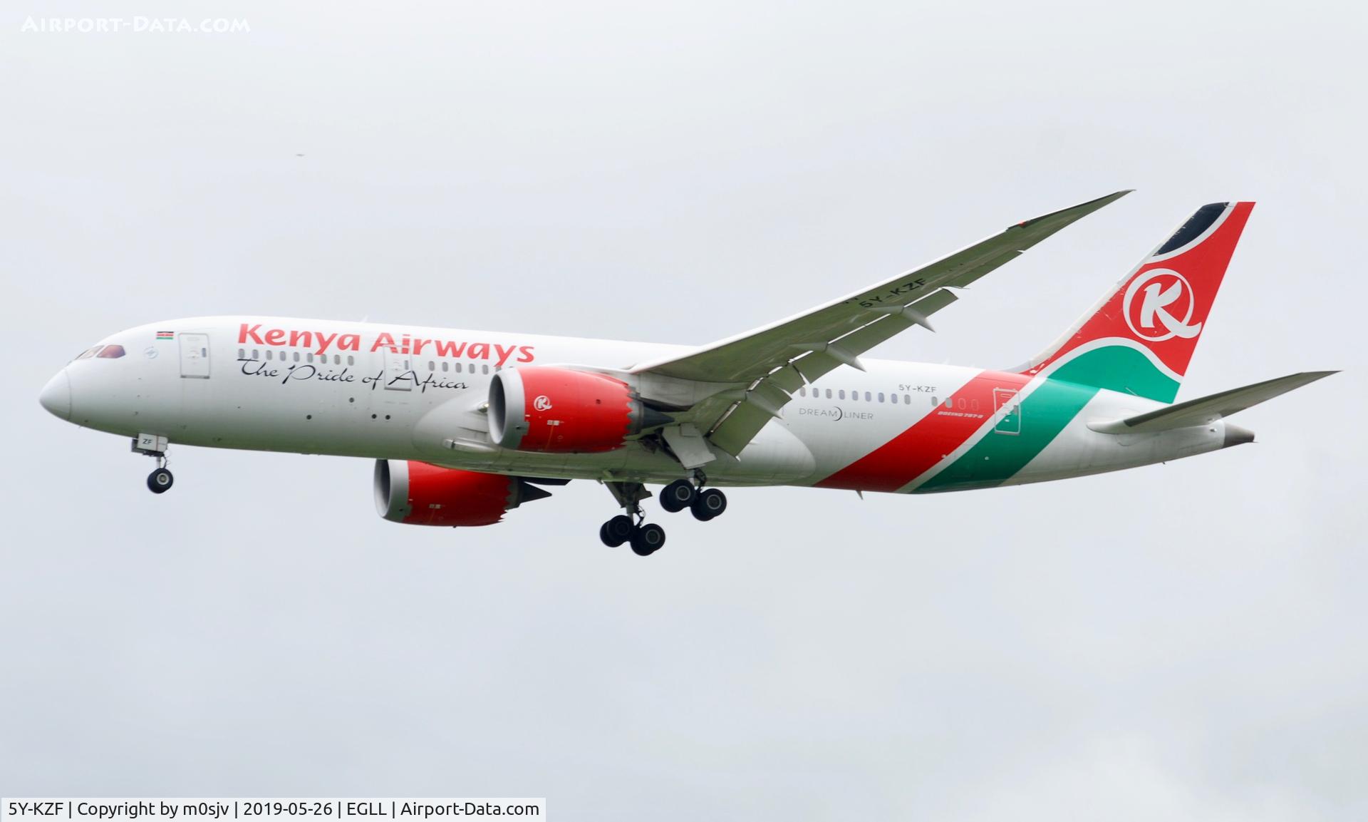 5Y-KZF, 2014 Boeing 787-8 Dreamliner C/N 36043, Taken from various locations around the 27L/R landing zones