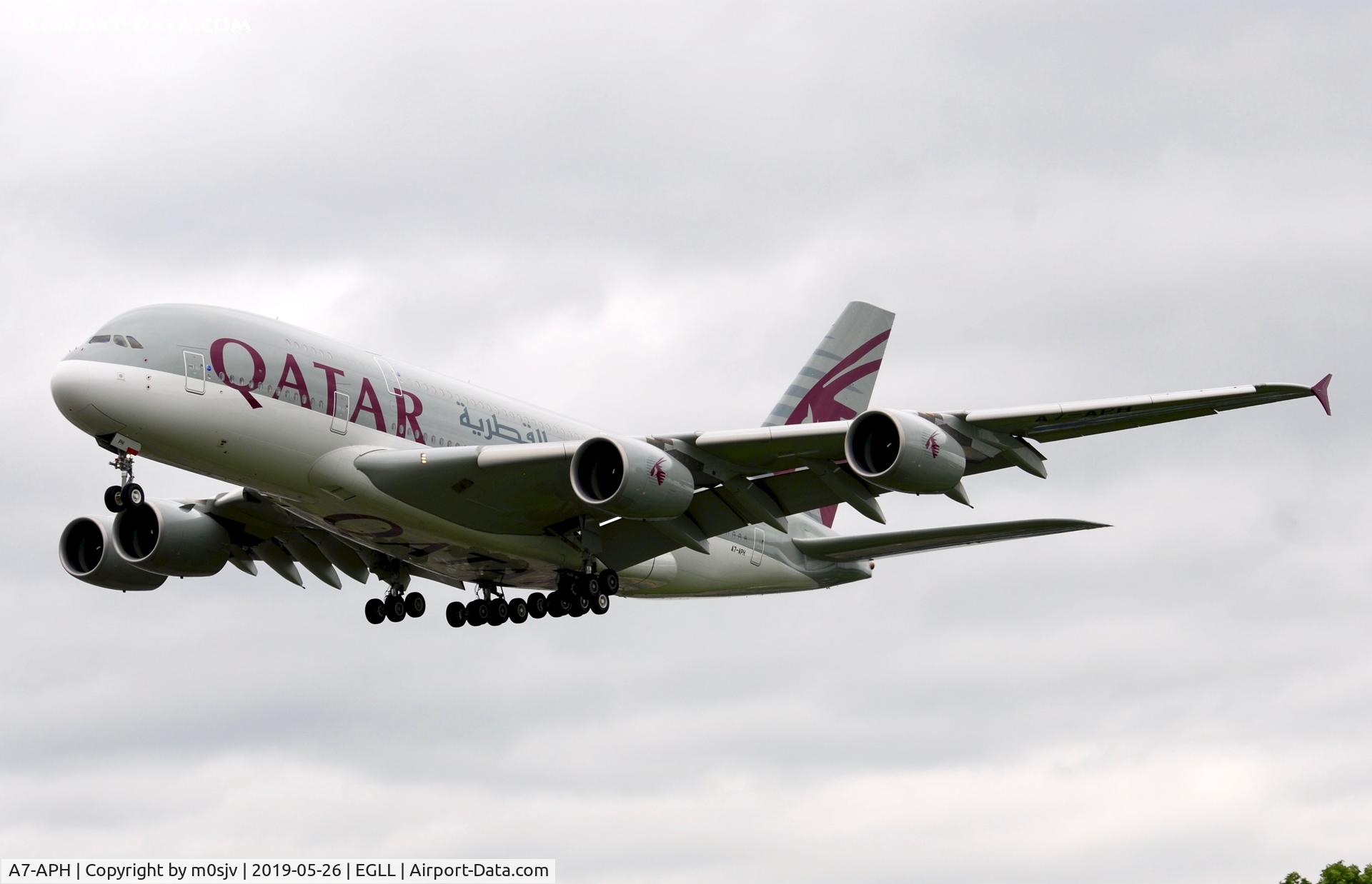 A7-APH, 2016 Airbus A380-861 C/N 197, Taken from various locations around the 27L/R landing zones