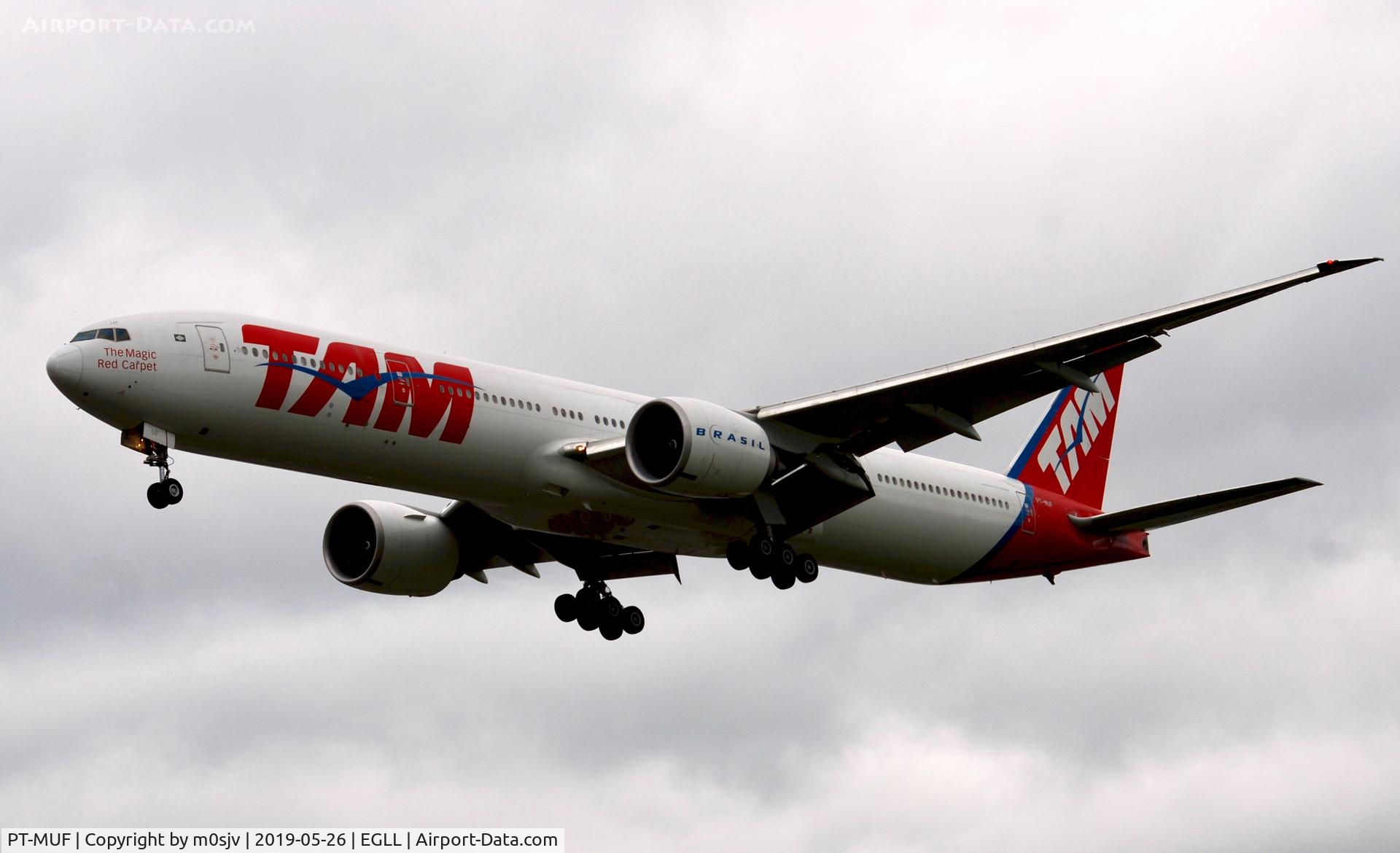 PT-MUF, 2012 Boeing 777-32W/ER C/N 38887, Taken from various locations around the 27L/R landing zones