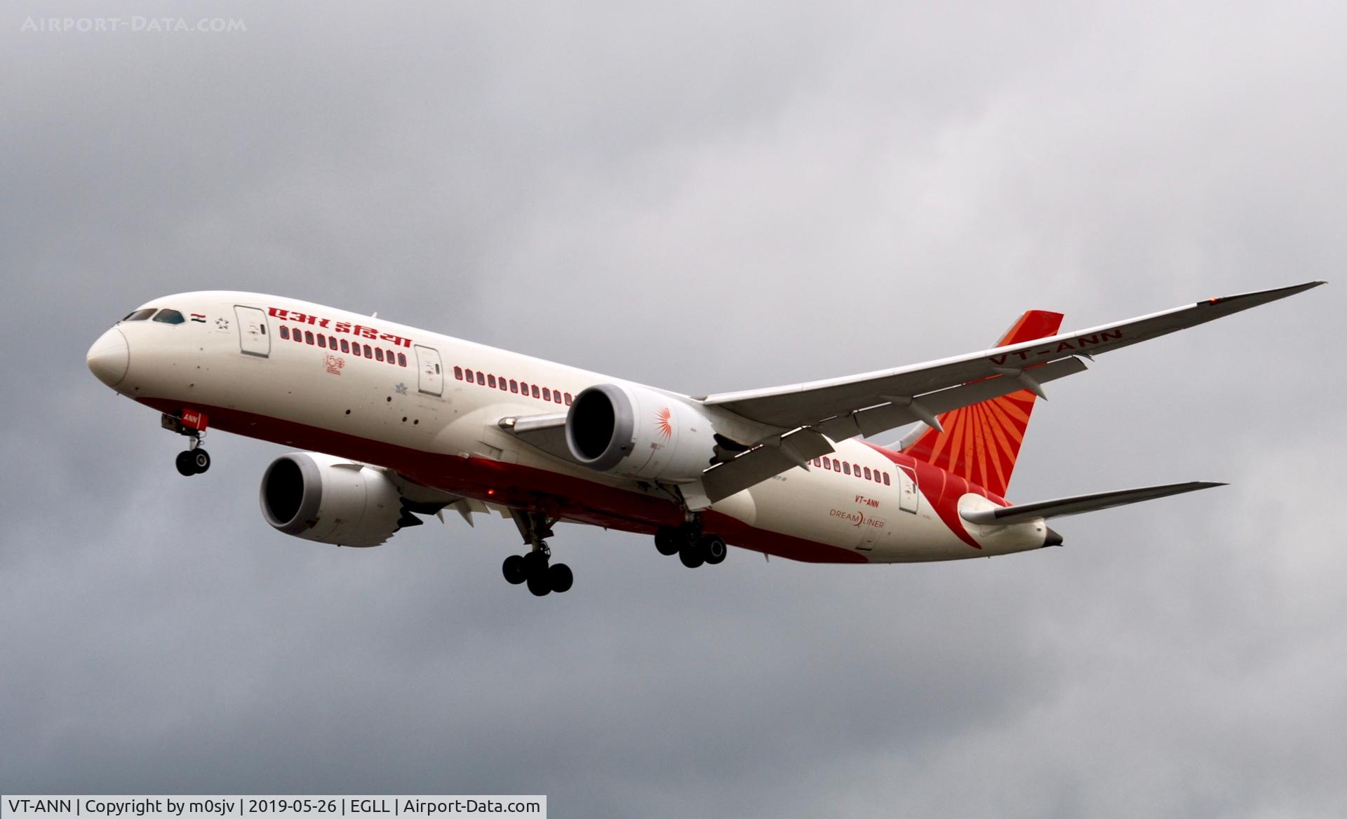 VT-ANN, 2013 Boeing 787-8 Dreamliner C/N 36285, Taken from various locations around the 27L/R landing zones