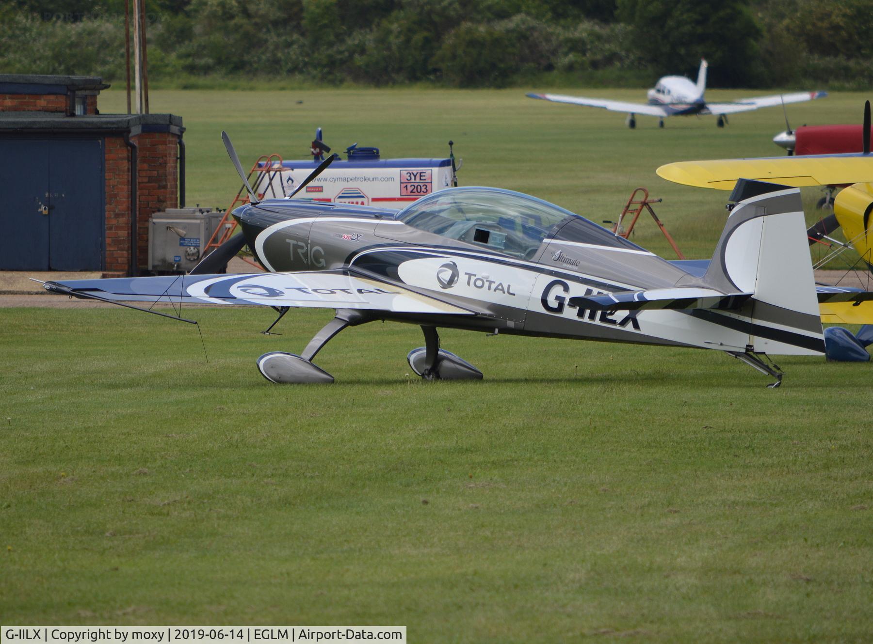 G-IILX, 2013 Extra EA-300LC C/N SC034, Extra 330 LX at White Waltham. F-HTGV