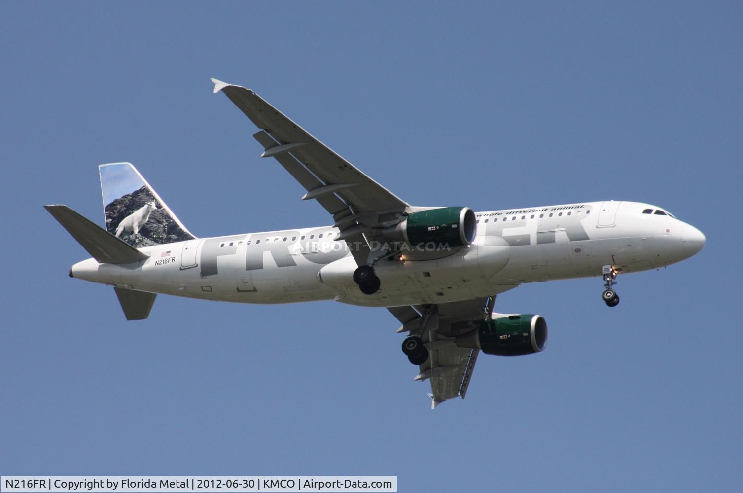 N216FR, 2011 Airbus A320-214 C/N 4745, Frontier