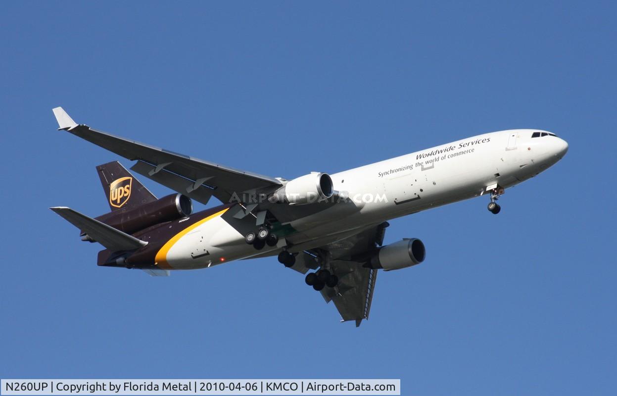 N260UP, 1992 McDonnell Douglas MD-11F C/N 48418, UPS MD-11