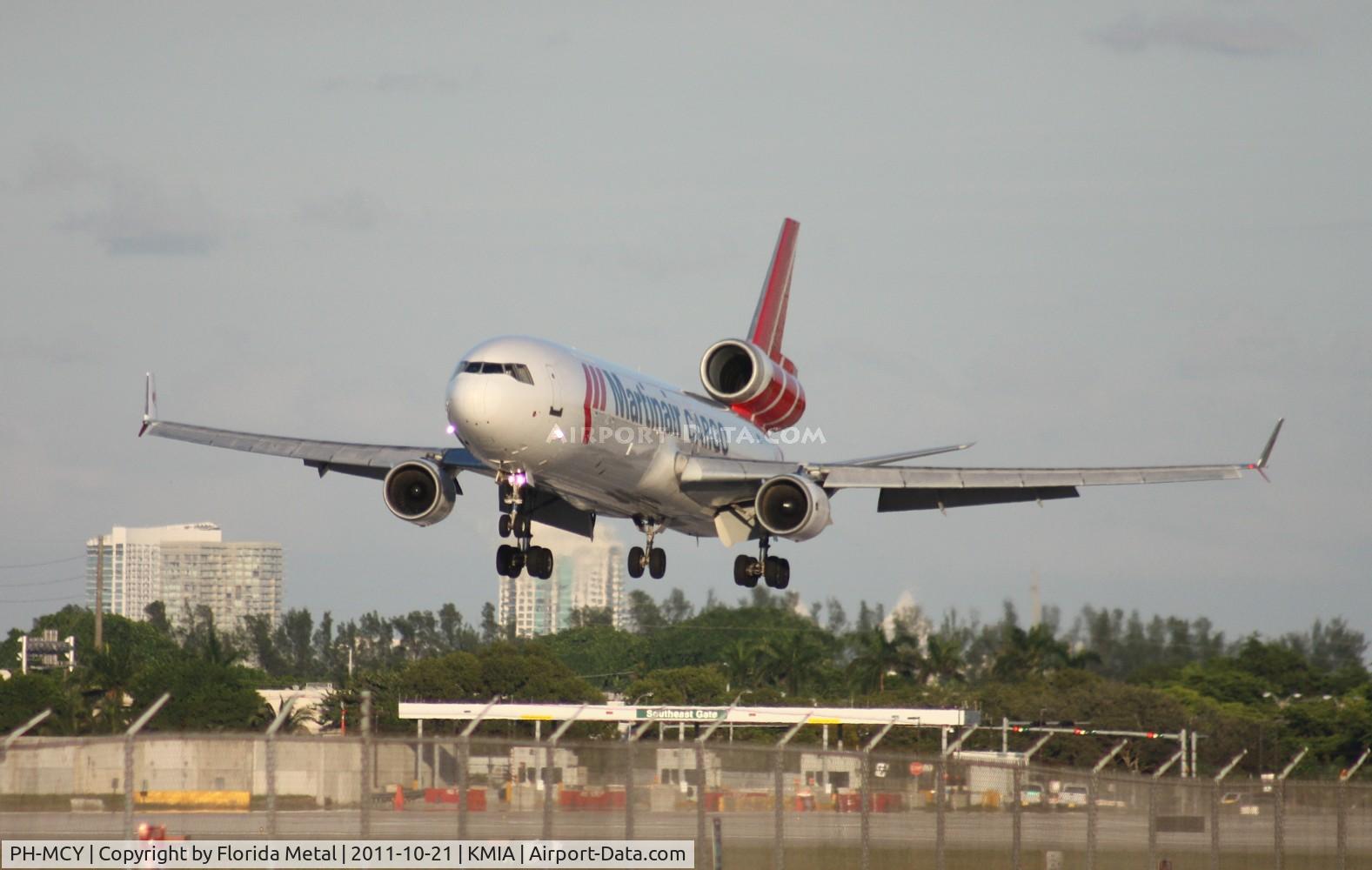 PH-MCY, 1991 McDonnell Douglas MD-11F C/N 48445, Martinair Cargo