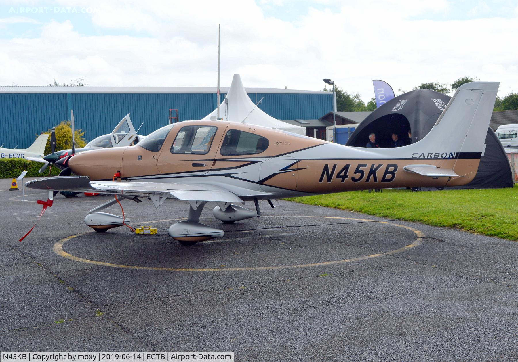 N45KB, 2018 Cirrus SR22T C/N 1800, Cirrus Design Corporation SR22T at Wycombe Air Park.