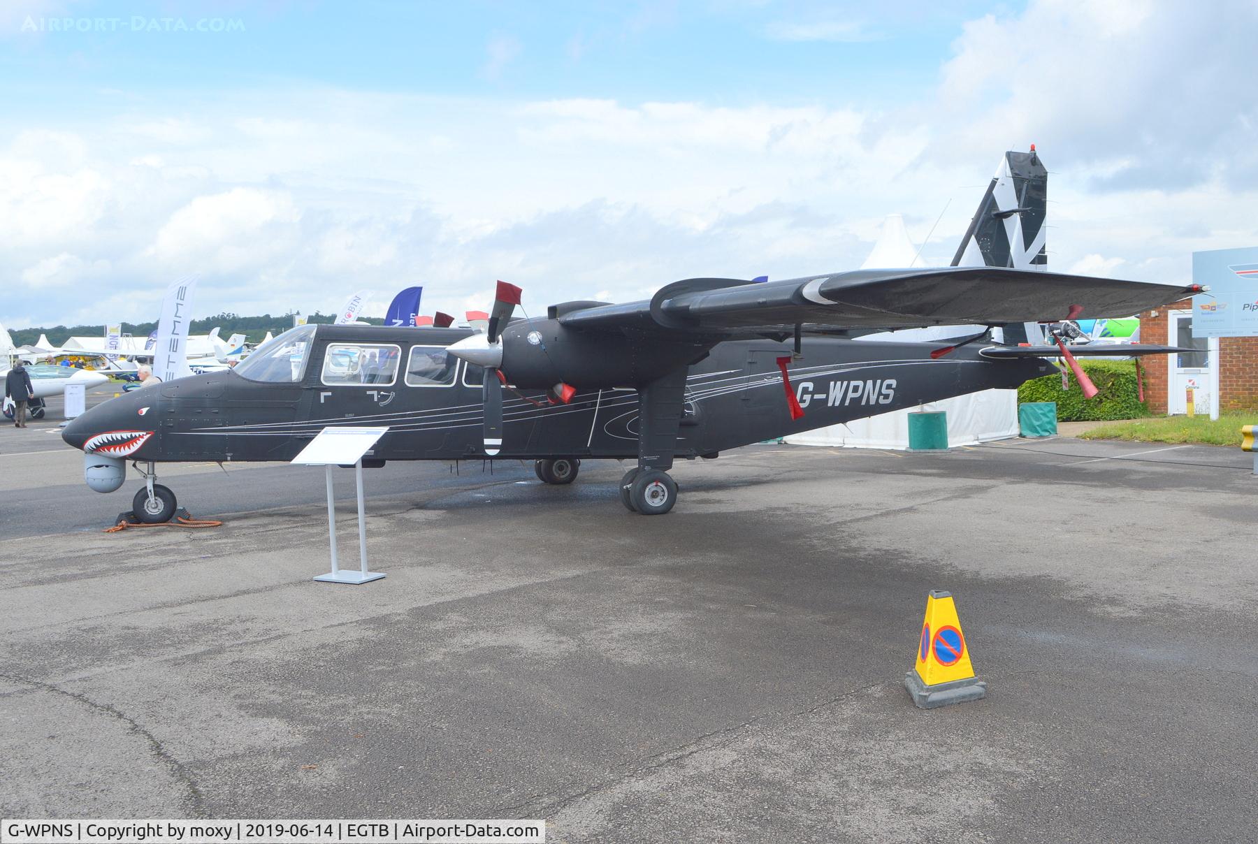 G-WPNS, 2002 Pilatus Britten-Norman BN-2T-4S Defender 4000 C/N 4011, Britten-Norman BN-2T-4S Defender 4000 at Wycombe Air Park.