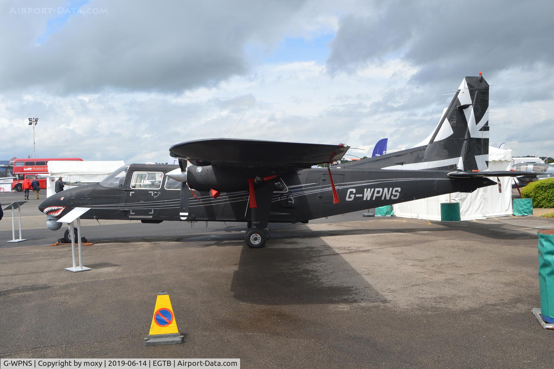 G-WPNS, 2002 Pilatus Britten-Norman BN-2T-4S Defender 4000 C/N 4011, Britten-Norman BN-2T-4S Defender 4000 at Wycombe Air Park.
