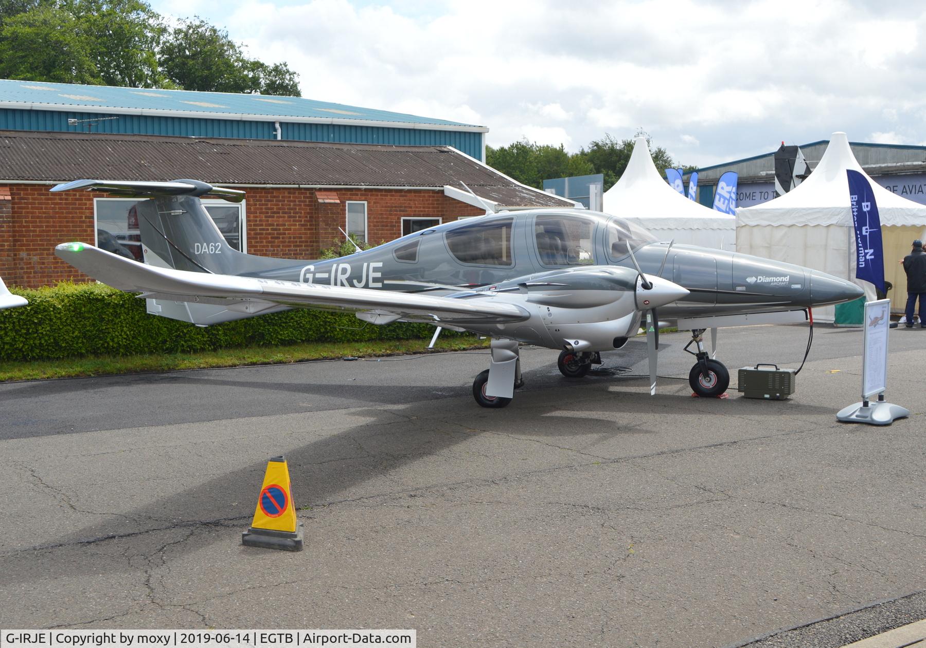 G-IRJE, 2018 Diamond DA-62 C/N 62.111, Diamond DA-62 at Wycombe Air Park.