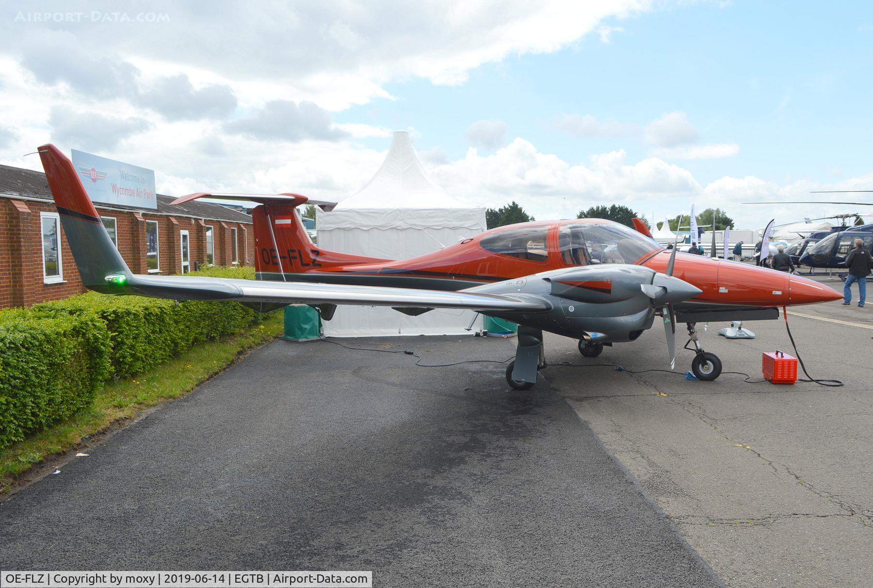 OE-FLZ, Diamond DA-42 NG Twin Star C/N 42.N351, Diamond DA-42 NG at Wycombe Air Park.