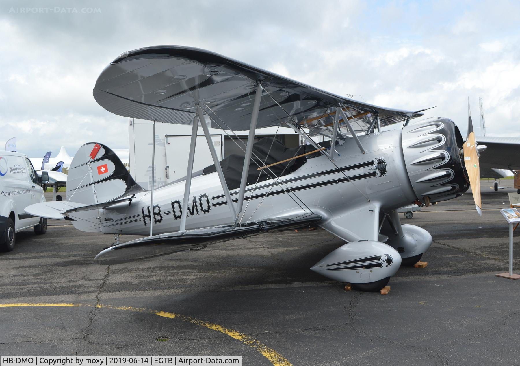 HB-DMO, Waco YMF-5C C/N F5C-8-153, Waco YMF-5C at Wycombe Air Park.