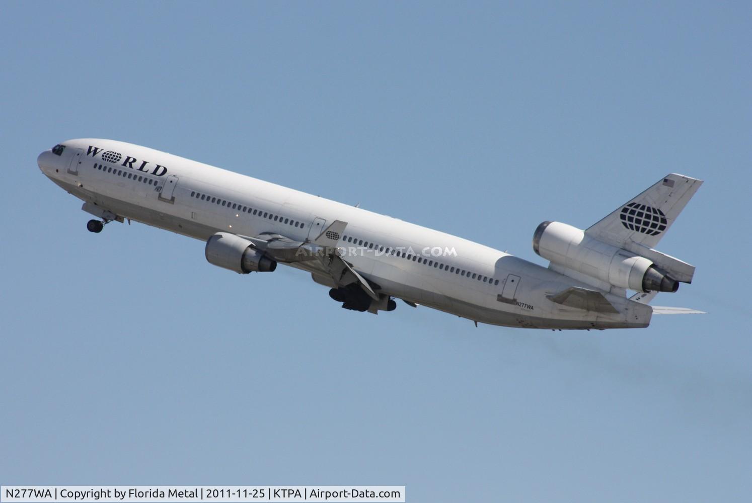 N277WA, 1995 McDonnell Douglas MD-11 C/N 48743, World MD-11