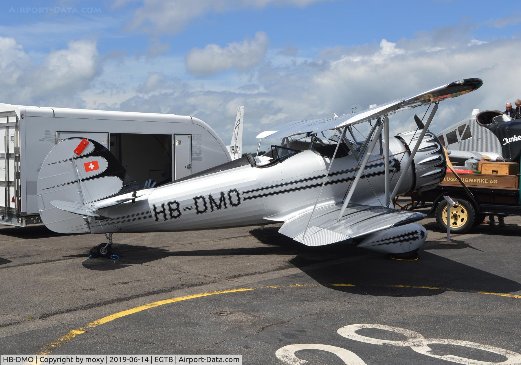 HB-DMO, Waco YMF-5C C/N F5C-8-153, Waco YMF-5C at Wycombe Air Park.