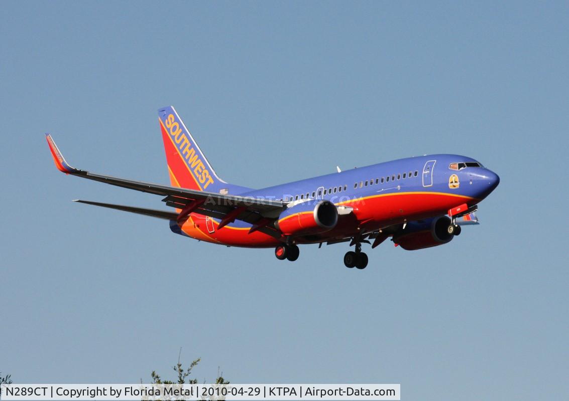 N289CT, 2007 Boeing 737-7H4 C/N 36633, Southwest