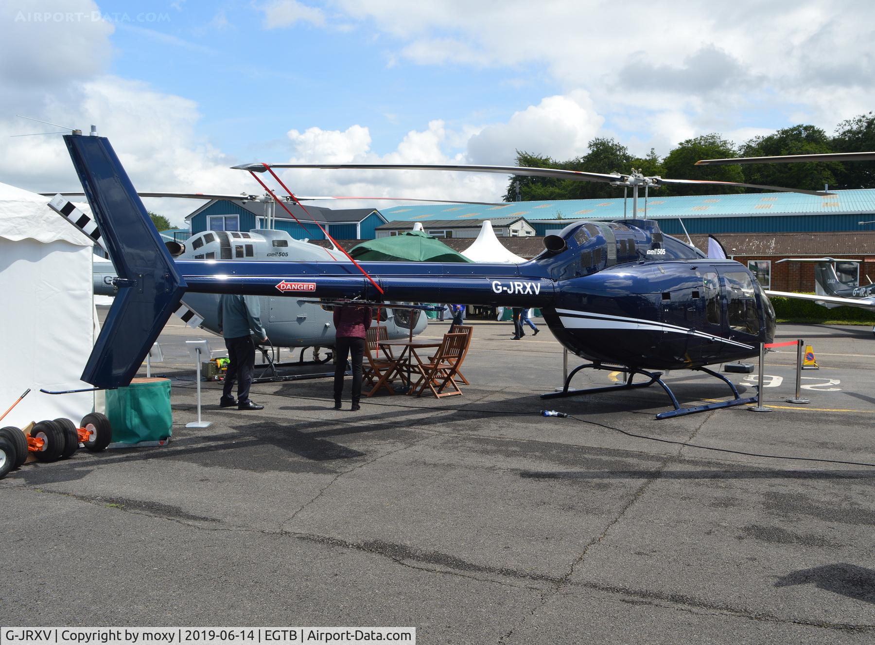 G-JRXV, 2018 Bell 505 Jet Ranger X C/N 65151, Bell 505 at Wycombe Air Park.