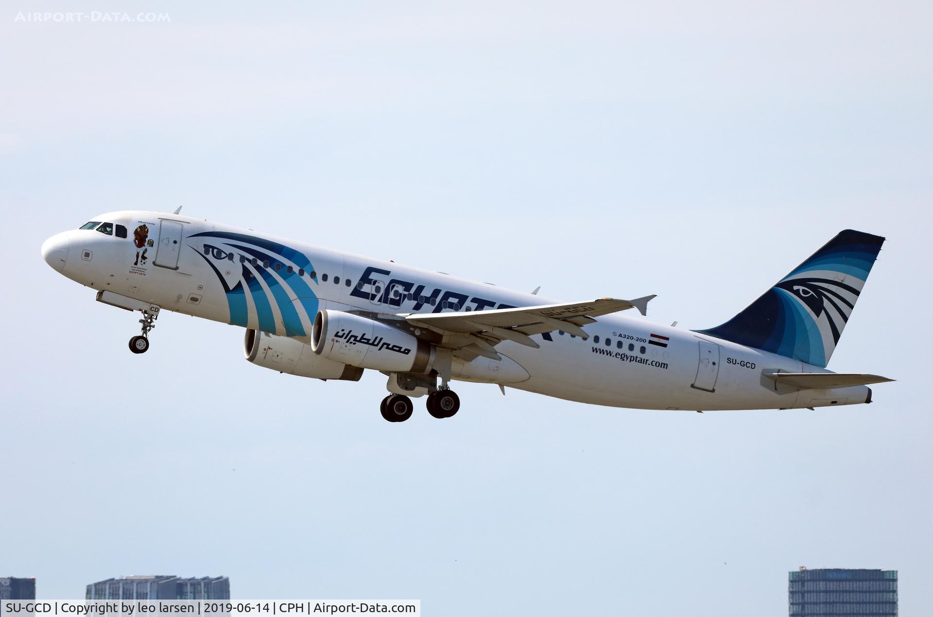 SU-GCD, 2003 Airbus A320-232 C/N 2094, Copenhagen 14.6.2019