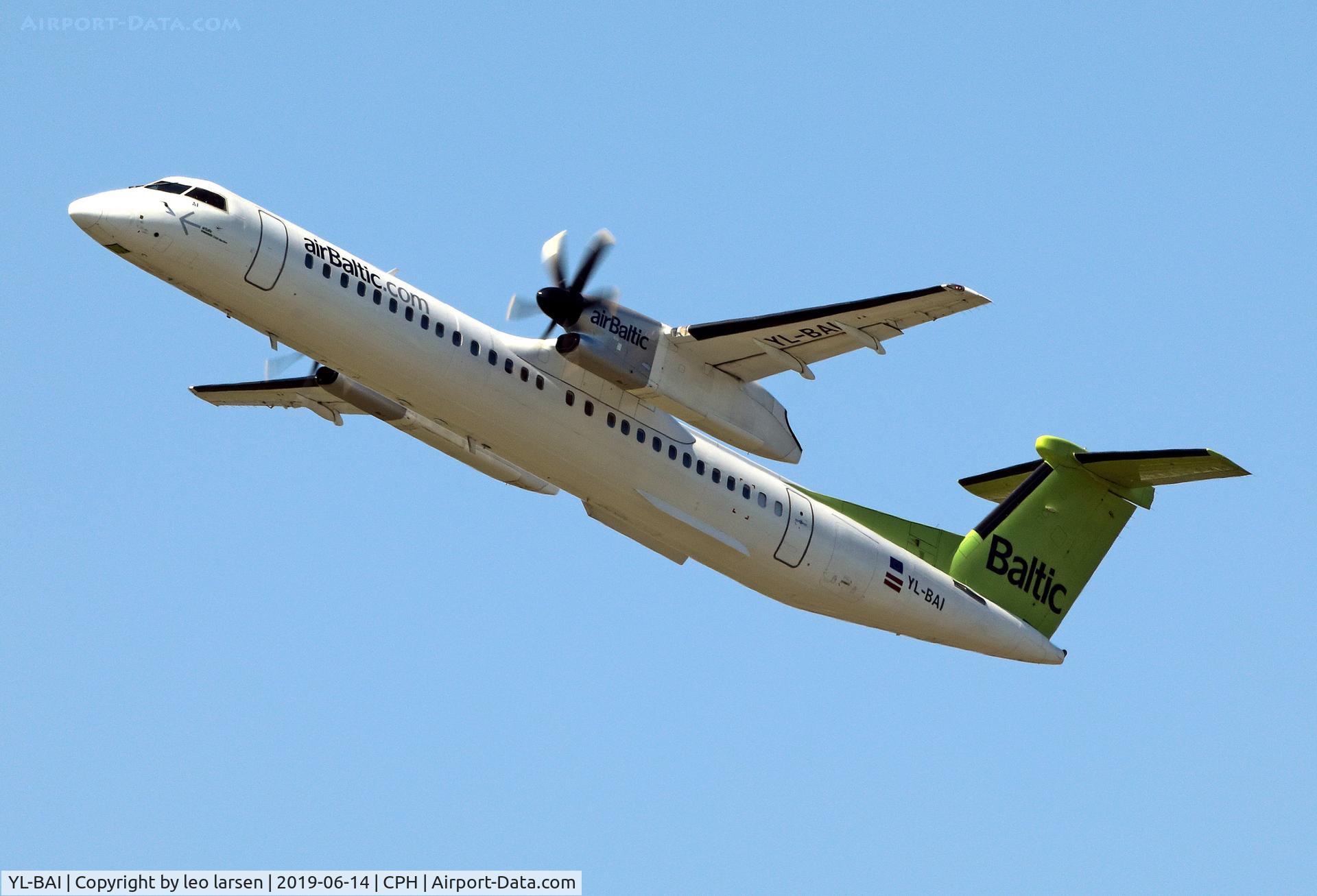 YL-BAI, 2010 De Havilland Canada DHC-8-402Q Dash 8 Dash 8 C/N 4302, Copenhagen 14.6.2019