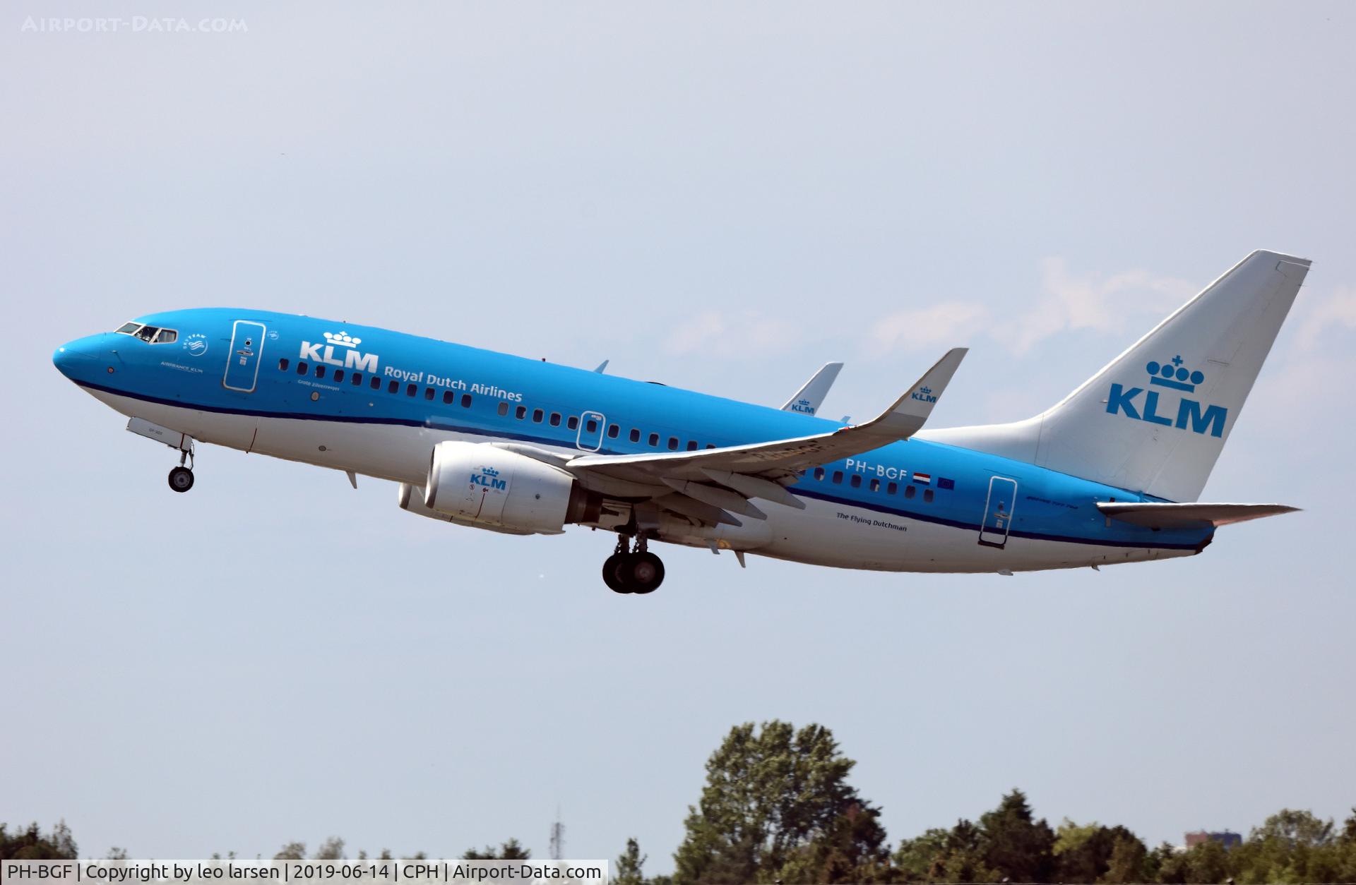 PH-BGF, 2008 Boeing 737-7K2 C/N 30365, Copenhagen 14.6.2019