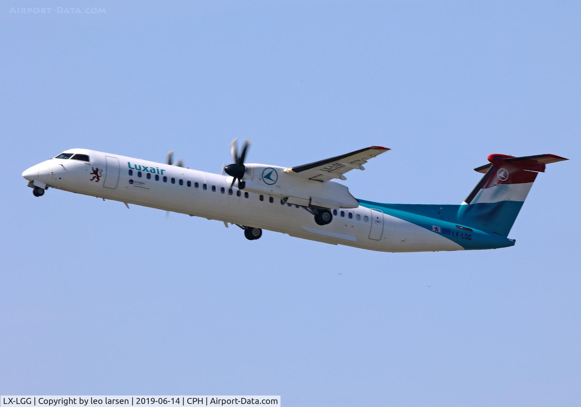 LX-LGG, 2012 Bombardier DHC-8-402Q Dash 8 Dash 8 C/N 4418, Copenhagen 14.6.2019