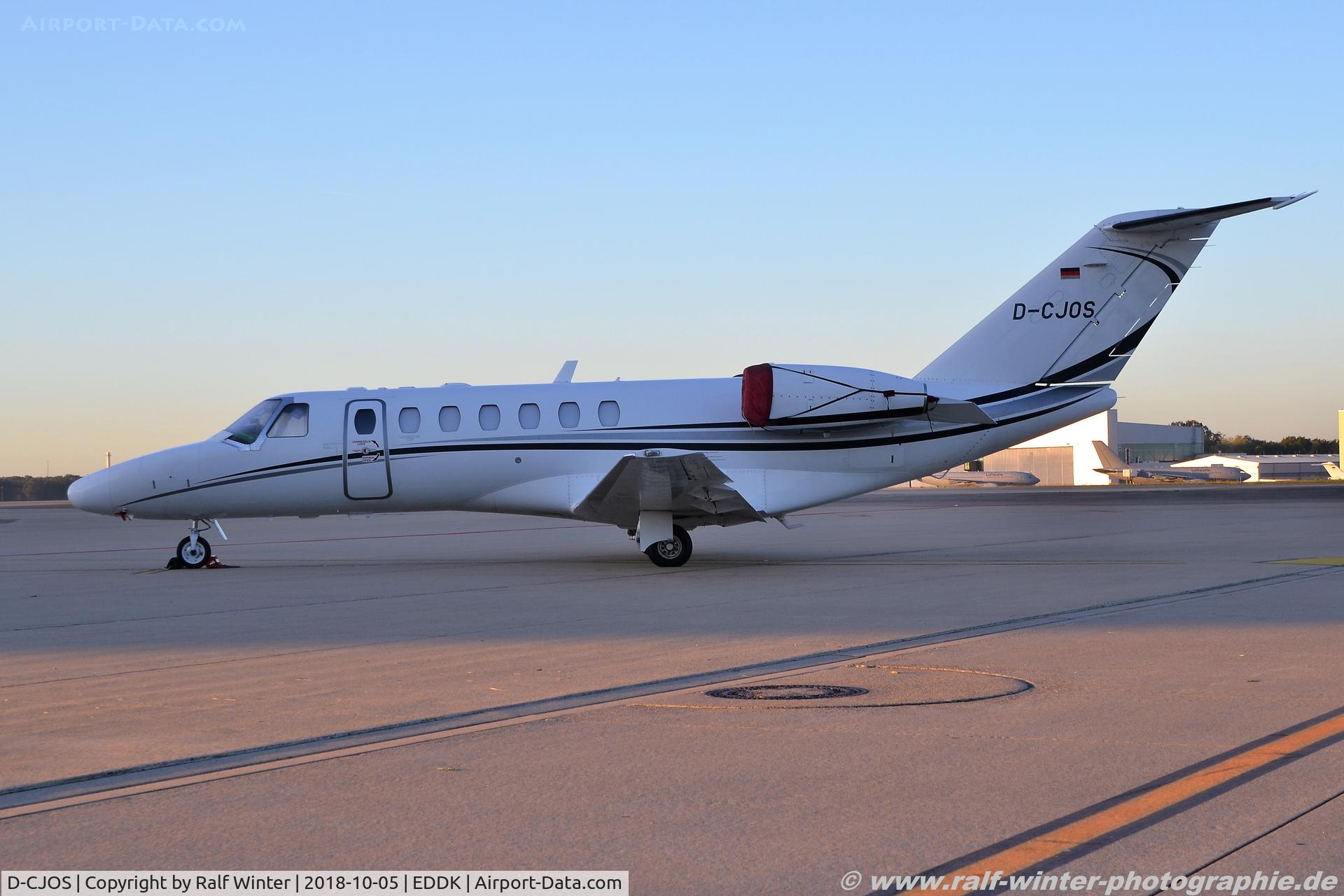 D-CJOS, 2011 Cessna 525B CitationJet CJ3 C/N 525B-0367, Cessna 525B CitationJet CJ3 - 5H STQ Starwings - 525B0367 - D-CJOS - 05.10.2018 - CGN