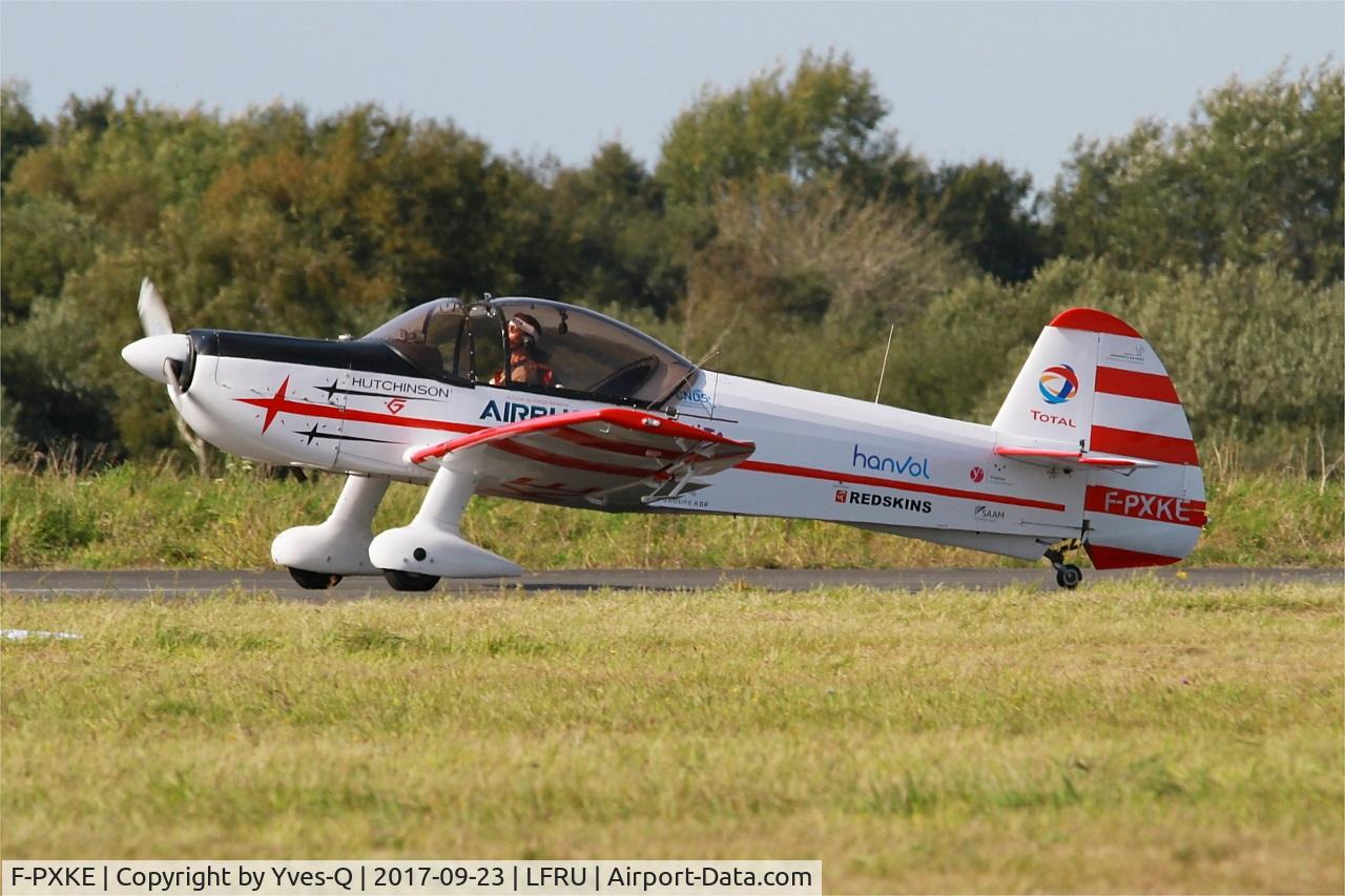 F-PXKE, Mudry CAP-10B C/N A1, Mudry CAP-10B, Taxiing, Morlaix-Ploujean airport (LFRU-MXN) Air show 2017