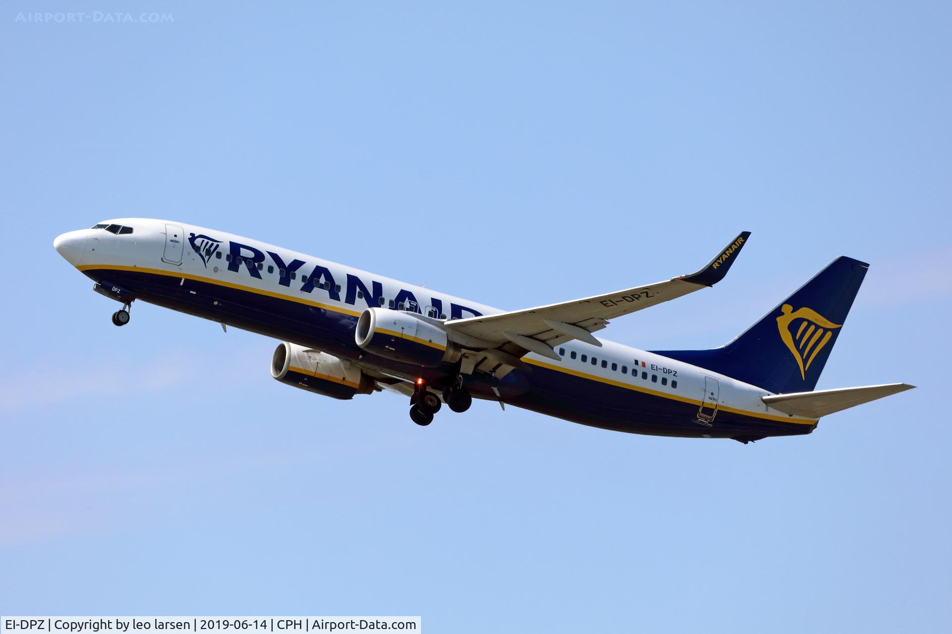 EI-DPZ, 2007 Boeing 737-8AS C/N 33616, Copenhagen 14.6.2019
