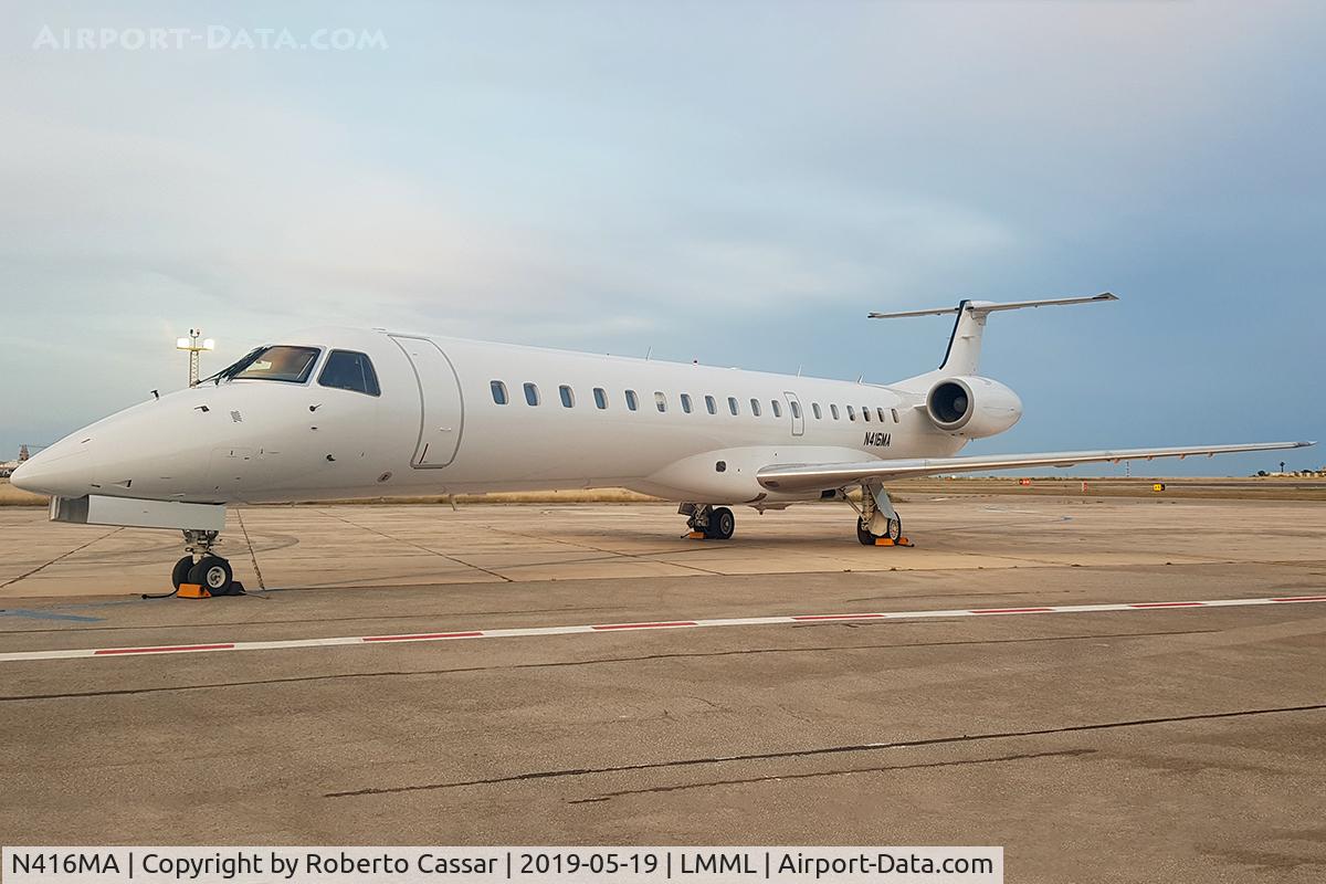 N416MA, 2001 Embraer ERJ-145LR (EMB-145LR) C/N 145475, Park 3