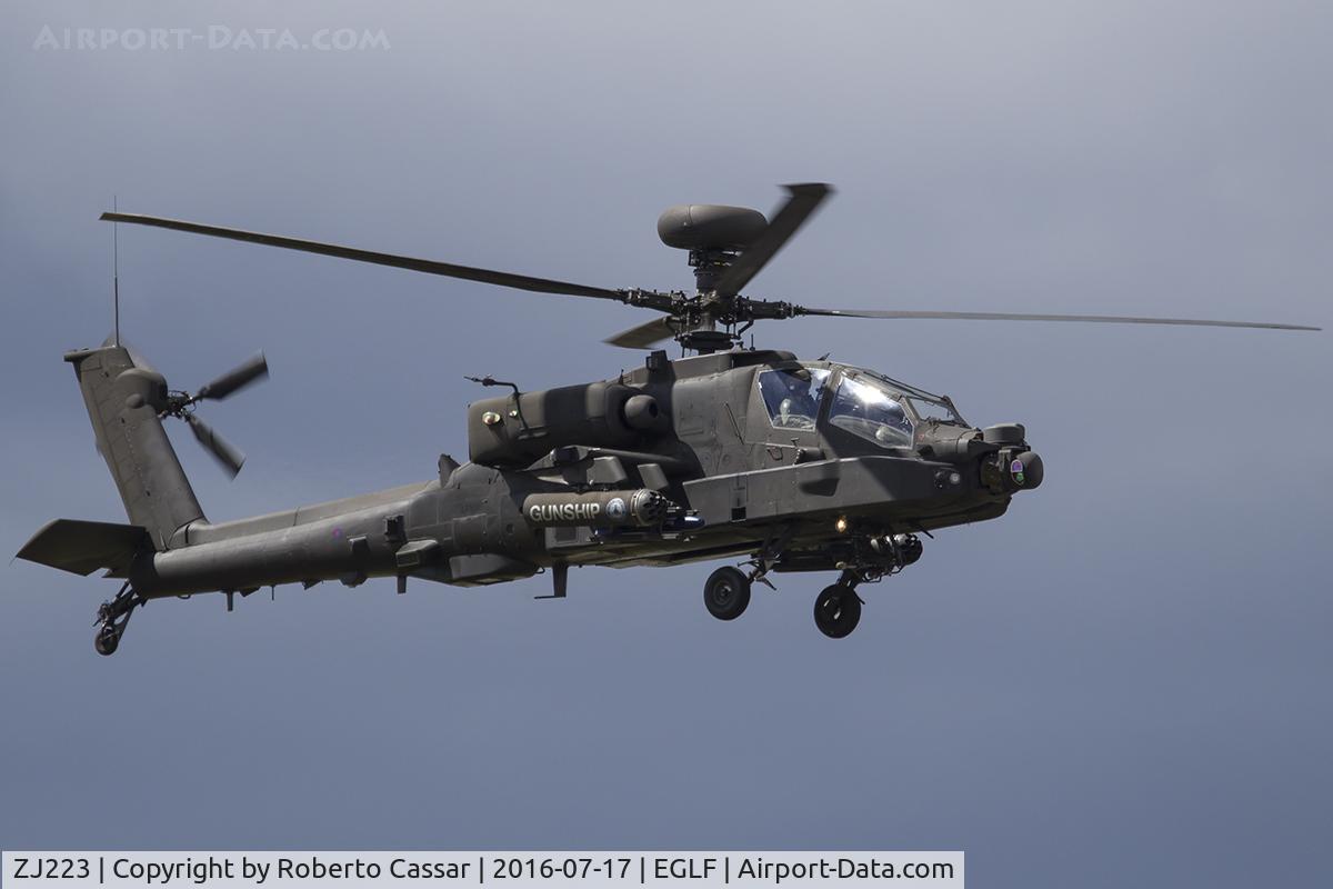 ZJ223, Westland Apache AH.1 C/N DU057/WAH057, Farnborough International Airshow 2016