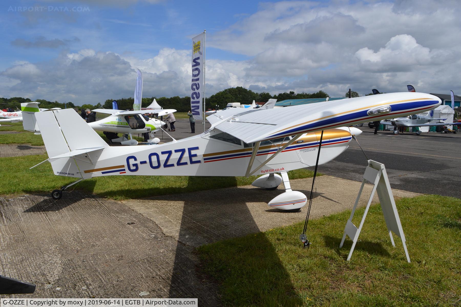G-OZZE, 2011 Lambert Mission M108 C/N LAA 370-15089, Lambert Mission M108 at Wycombe Air Park.